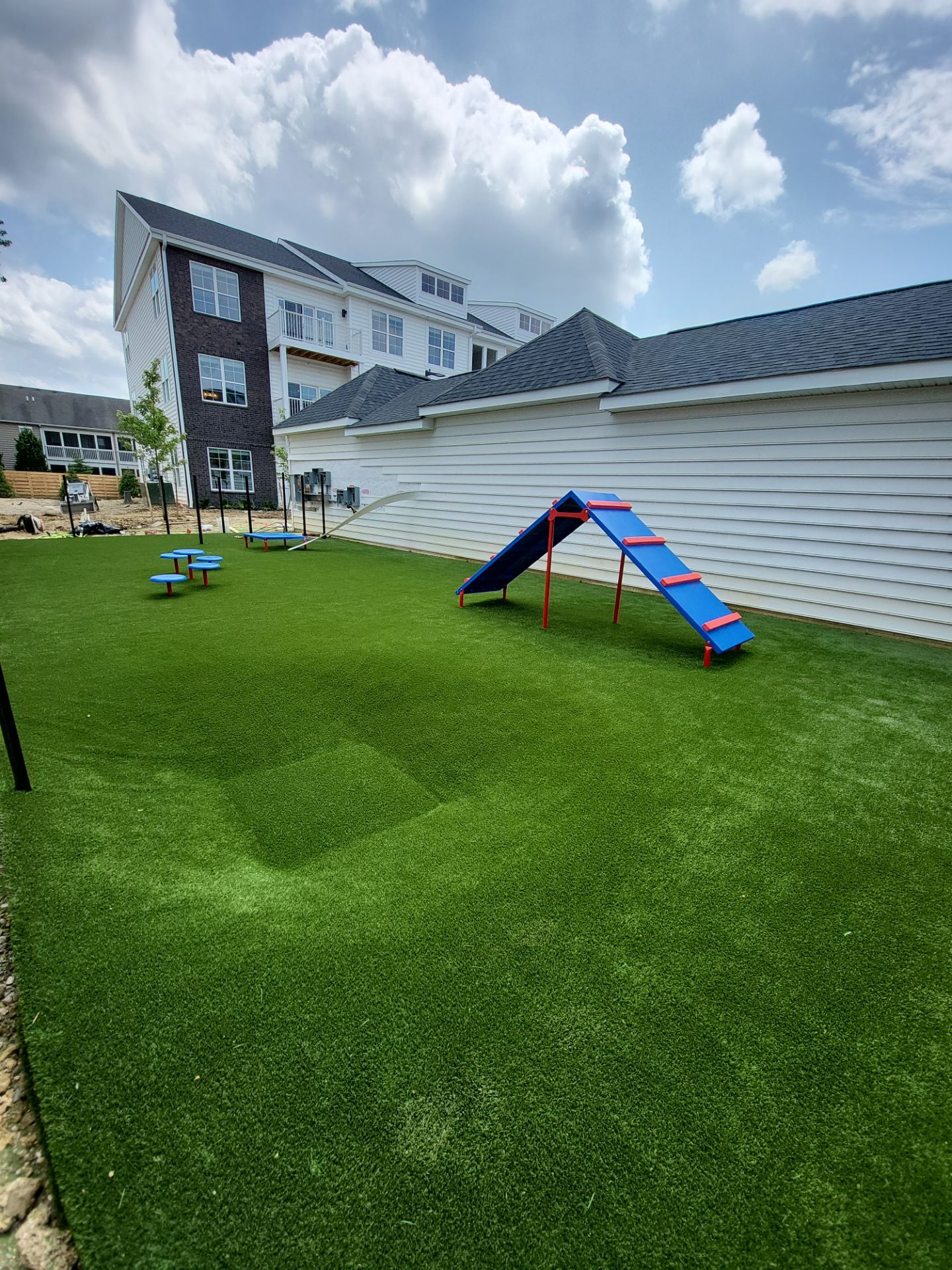 Commercial Fairmont Apartments Pet Park and Agility Course Installation in Westerville by Southwest Greens Midwest