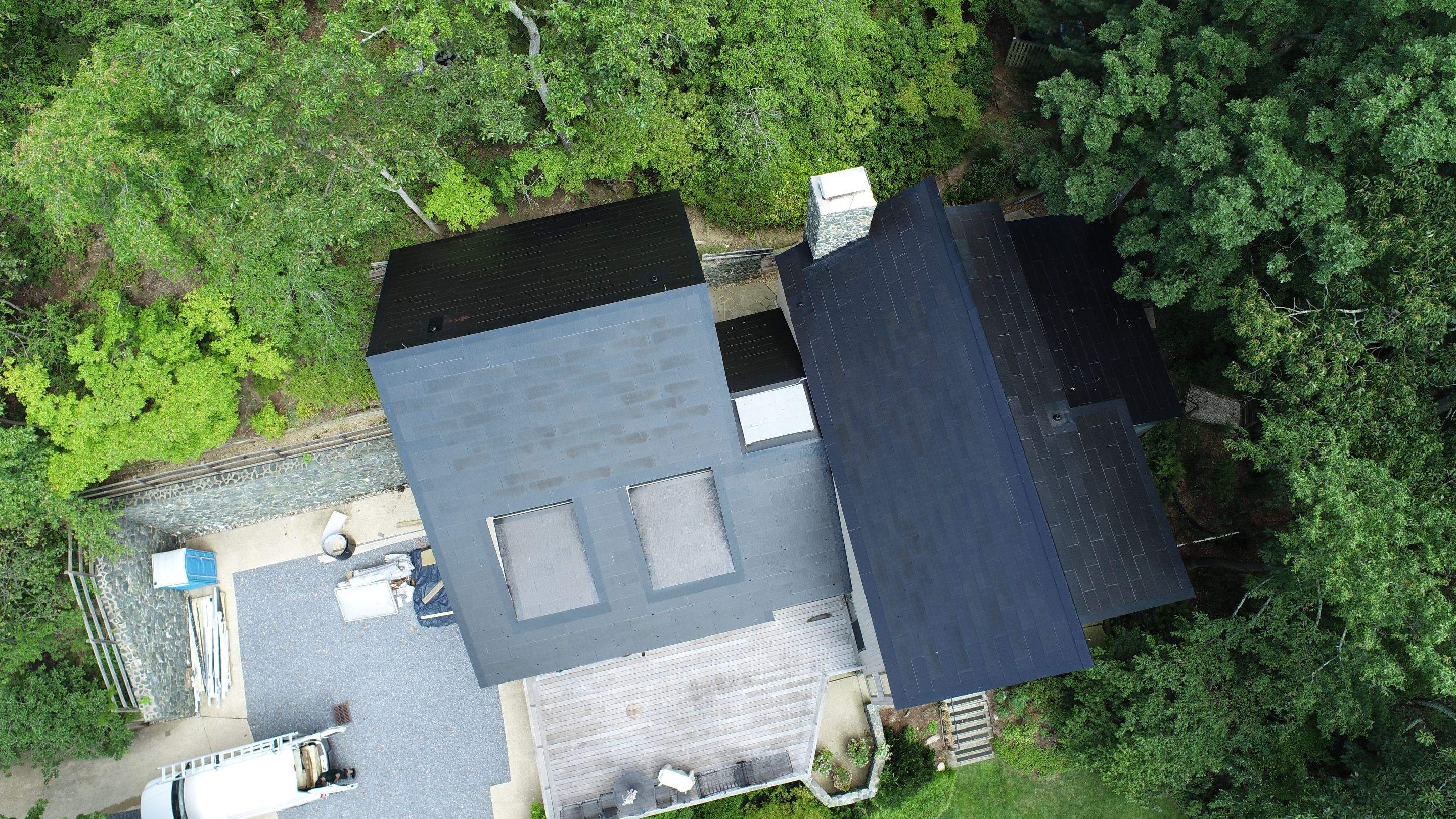 Tesla Solar Roof install Severn River by American Home Contractors