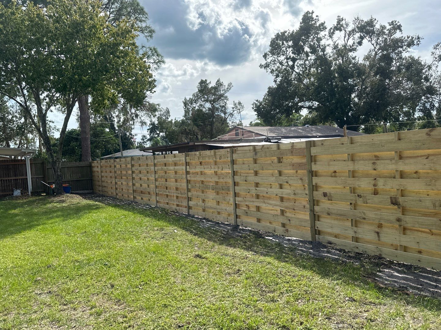 Wood Fence Installation using Wood Pressure Treated Fence  by Asap fence and gates, LLC
