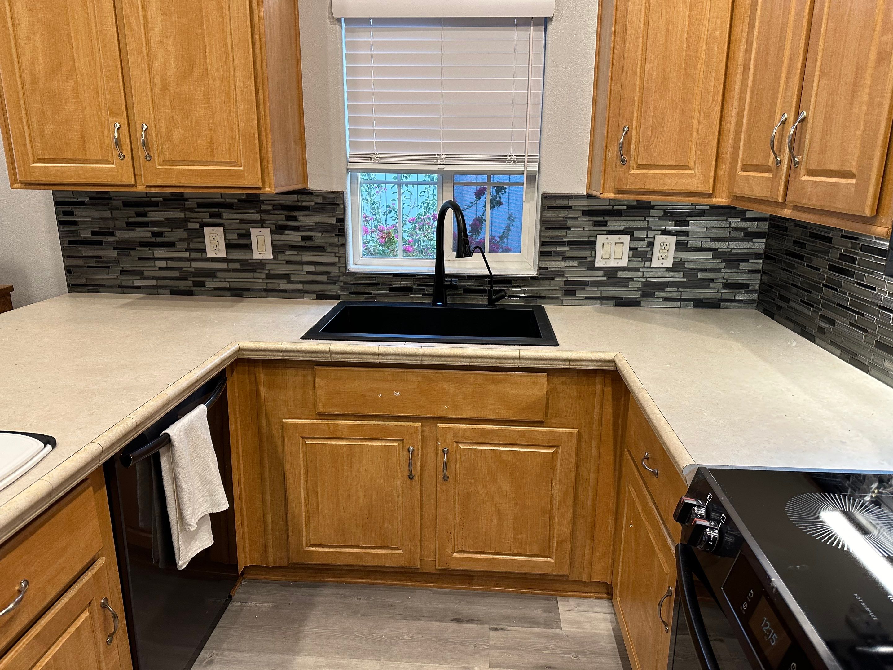 Backsplash using Tile by Footprints Floors of Chandler 