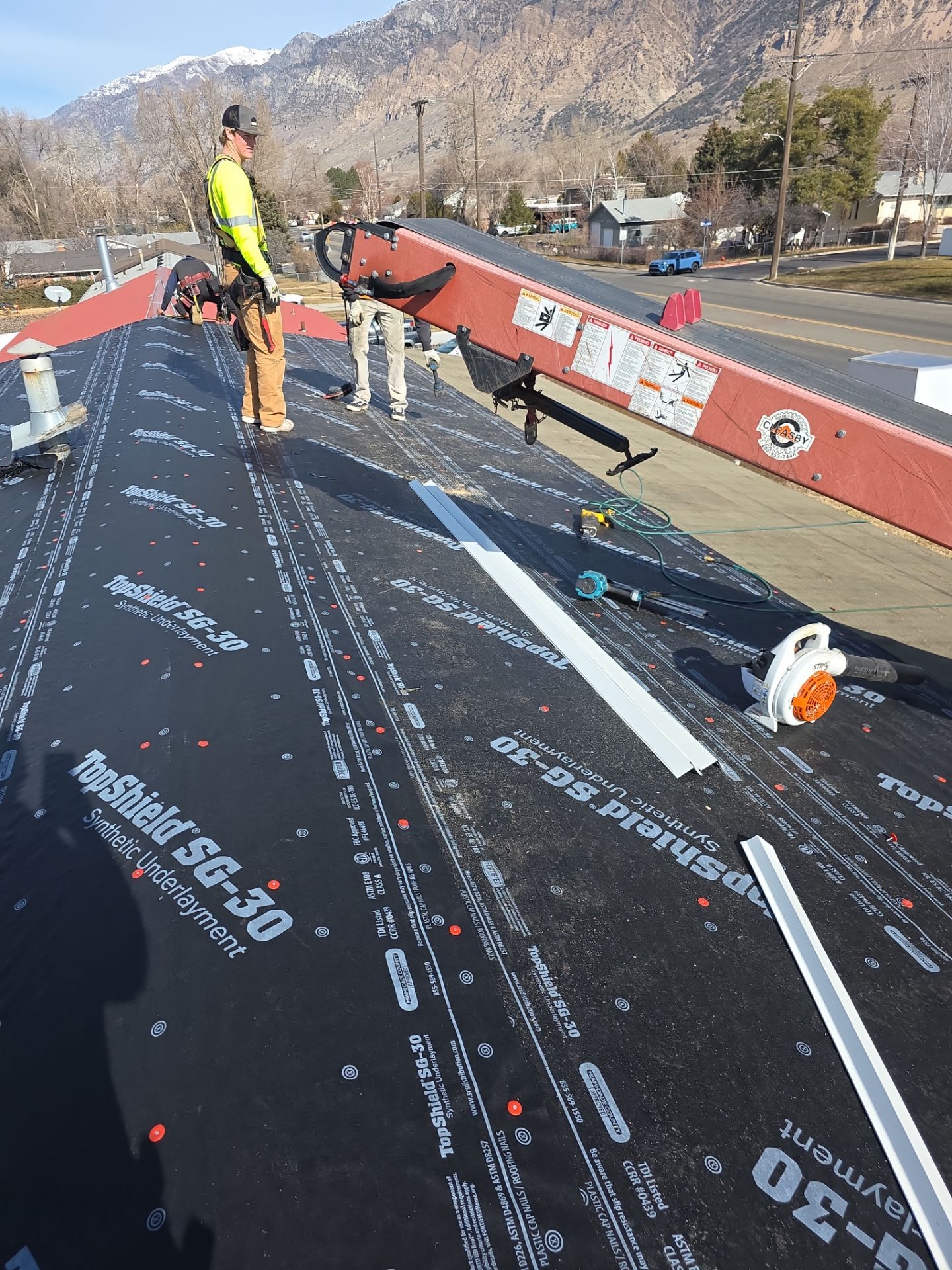 Project in Brigham City, UT by The Roofing Experience, LLC