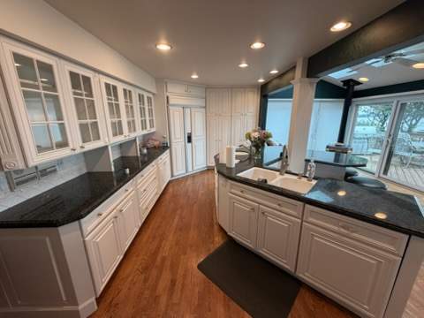 Grosse Ile Kitchen Cabinet Refinishing Update by Top Shelf Painter