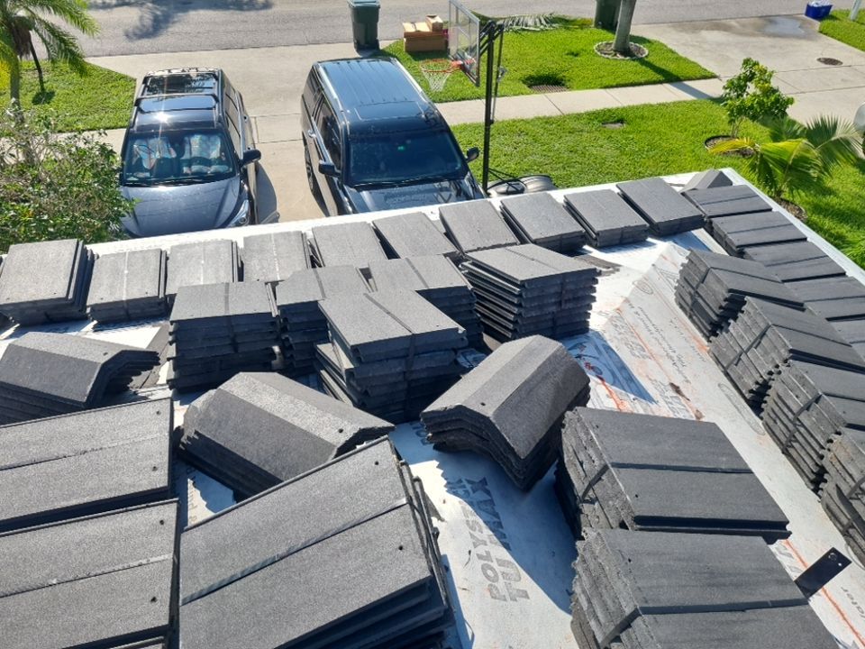 Residential Roofing Installation using Eagle Roofing Tile by BLUES BROTHERS ROOFING