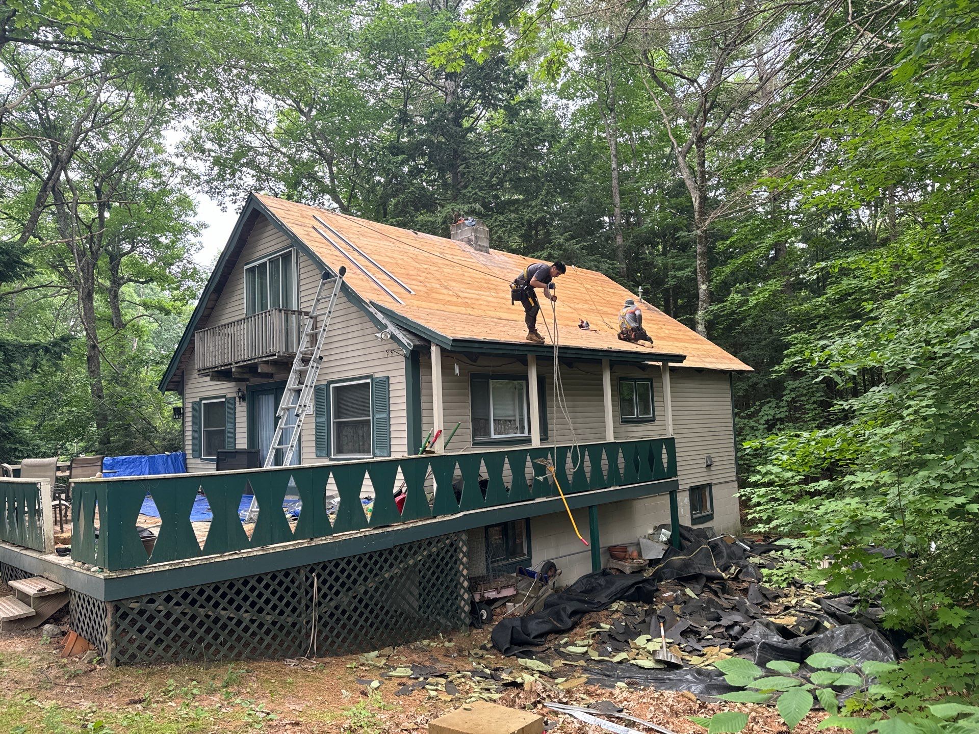 New Roof in Sanbornville, NH by Tall pine roofing
