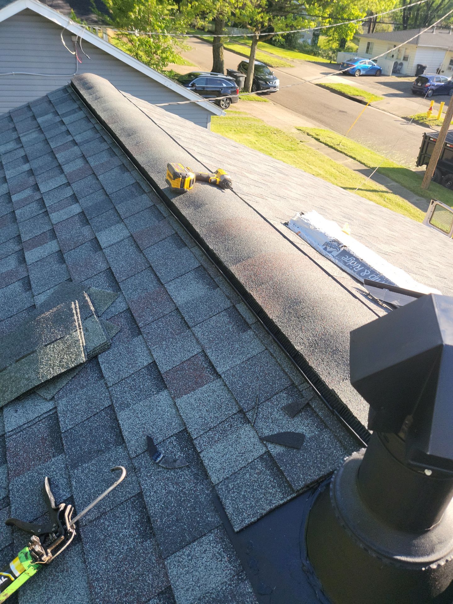 Atlas Pinnacle, Color, Summer Storm, Drip Edge, Color, Black by Eagle Eye Roofing