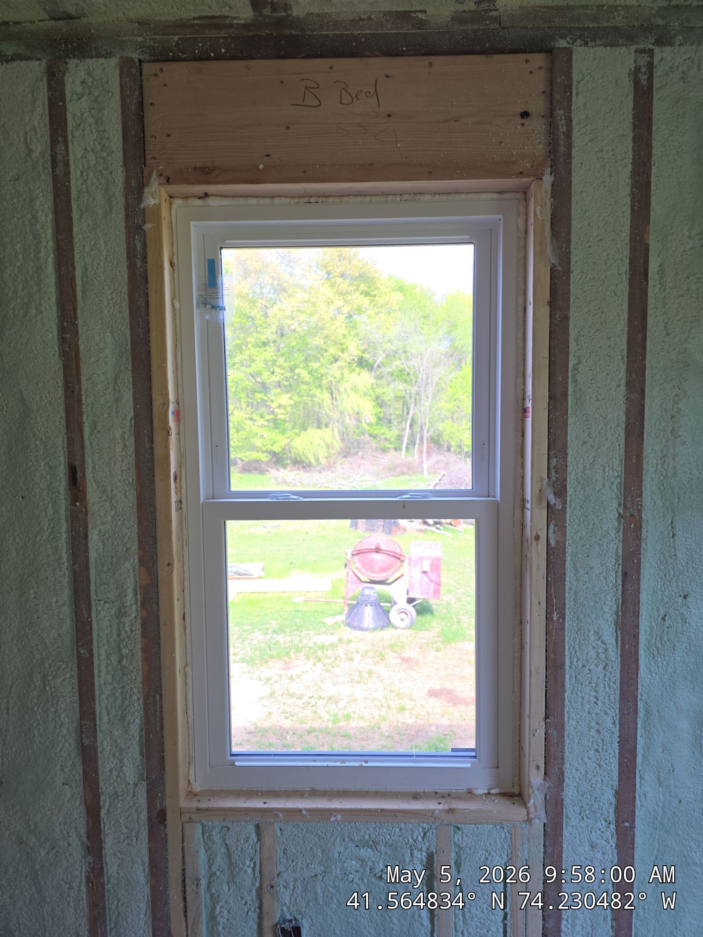 Exterior Walls using Closed Cell Spray Foam by NYS Foam & Energy