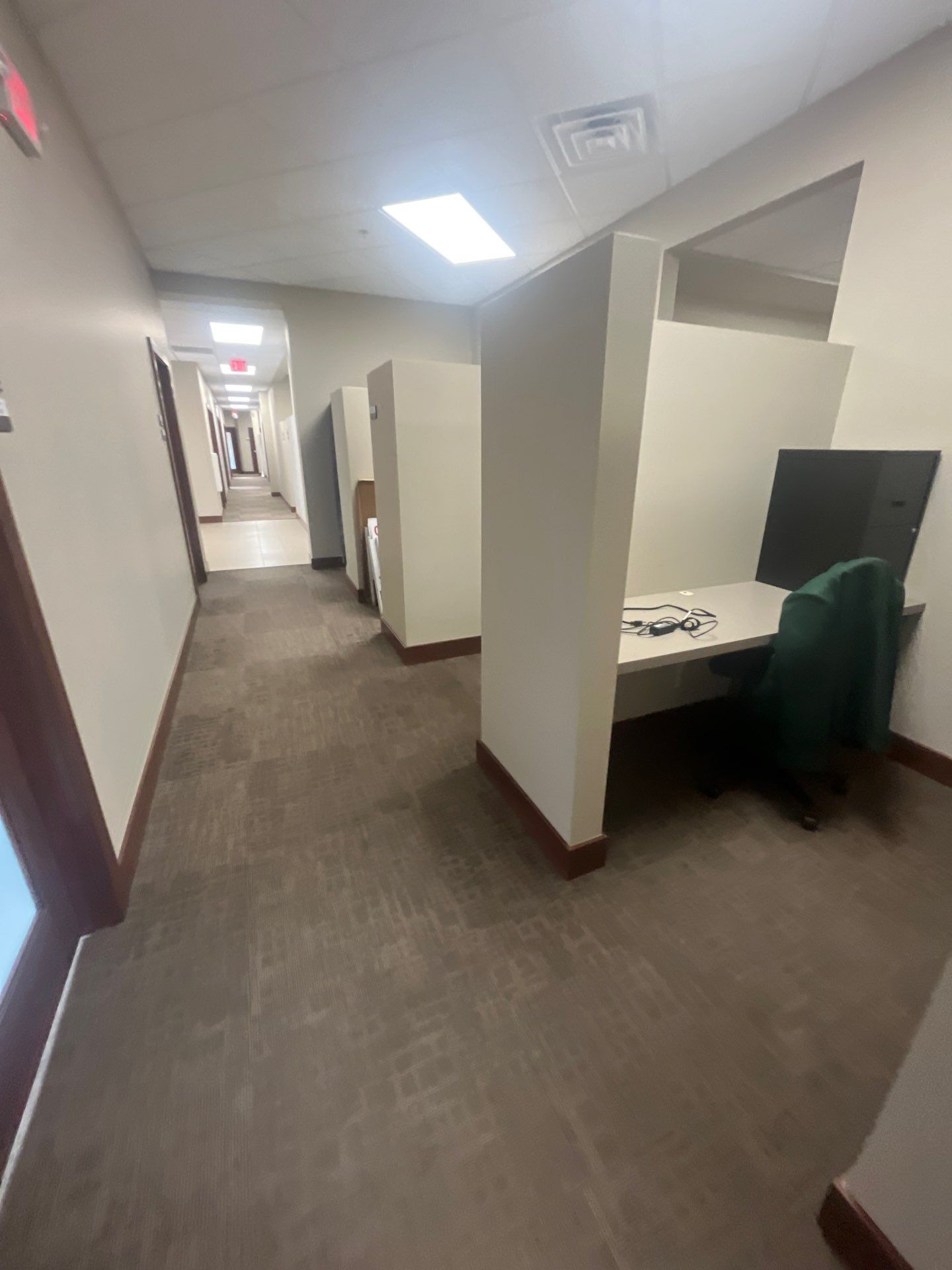 Commercial Office Interior Remodel and Modern Suite Refresh in Sioux Falls by Select Painting, Coatings & Garage Cabinets