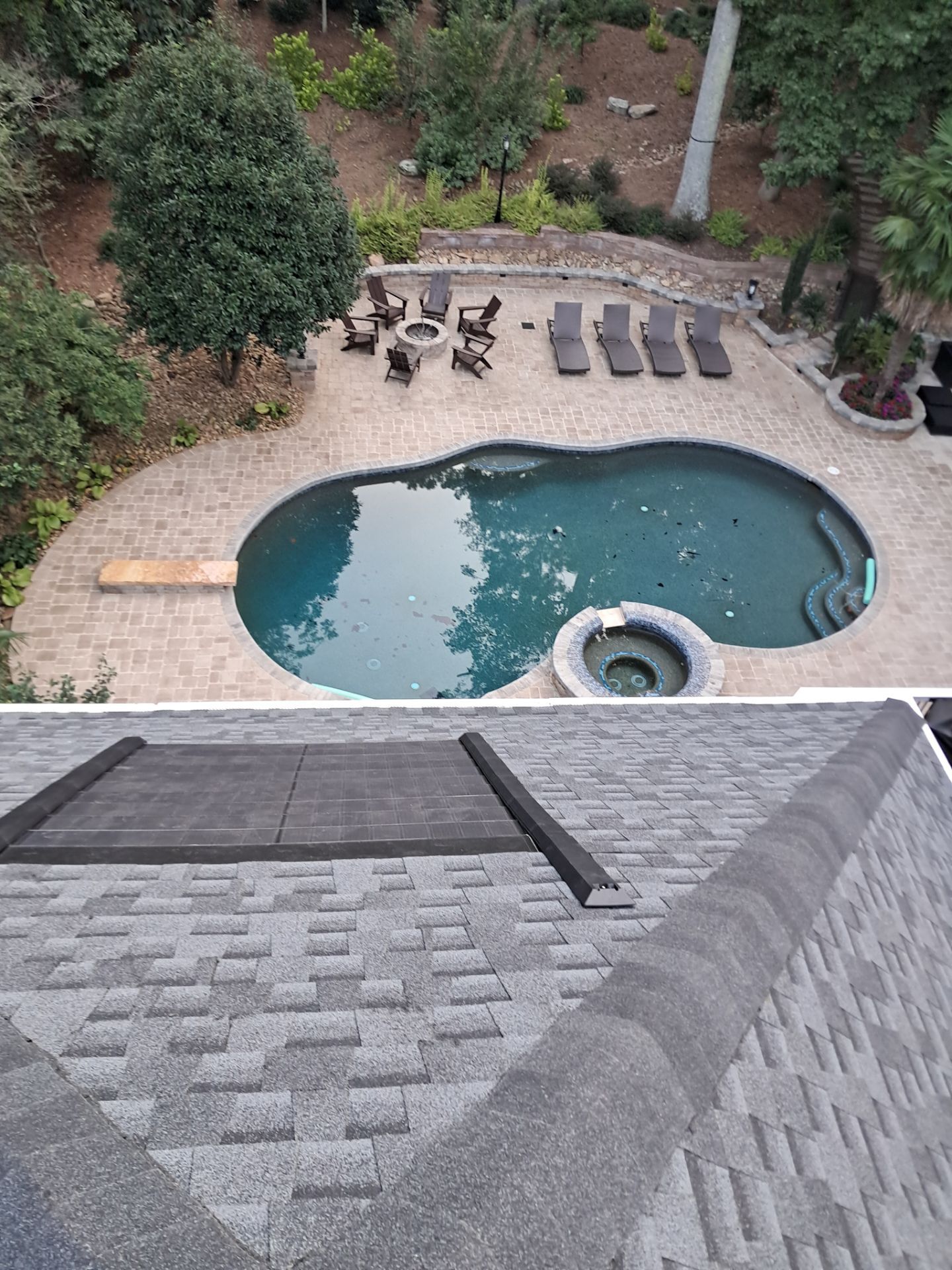 Residential Roof Replacement using GAF HDZ - Charcoal shingles by Elite Roofing LLC