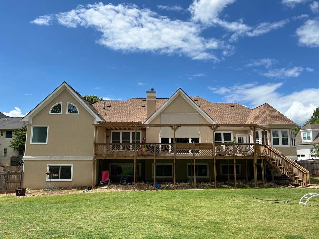 Exterior Painting, Deck Install and Repairs by Clark Brothers Roofing & Construction