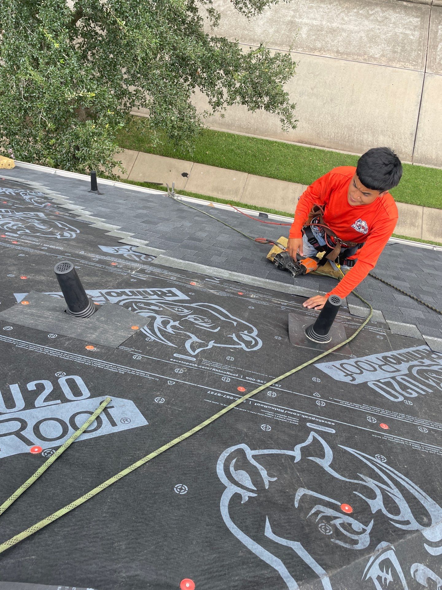 Residential Roofing Installation using Owen's Corning Duration (Lifetime) Shingles by Roof Repair Company