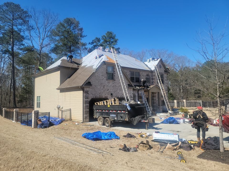 Residential Roof Replacement  using GAF Timberline HDZ Barkwood by Furman Quality Roofing 