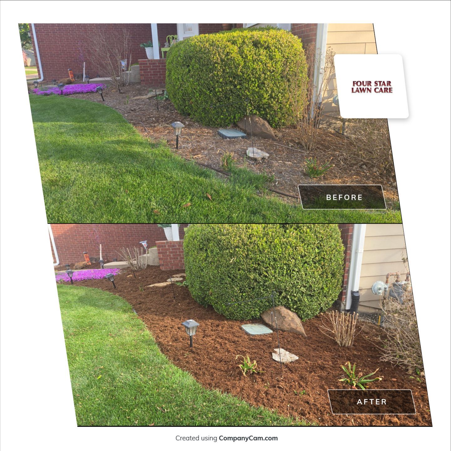 Project in Wichita, KS by Four Star Lawn Care