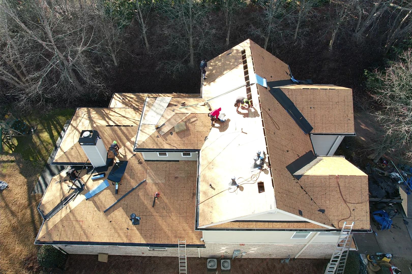 Residential Roofing Installation using Owens Corning by Inspector Roofing and Restoration