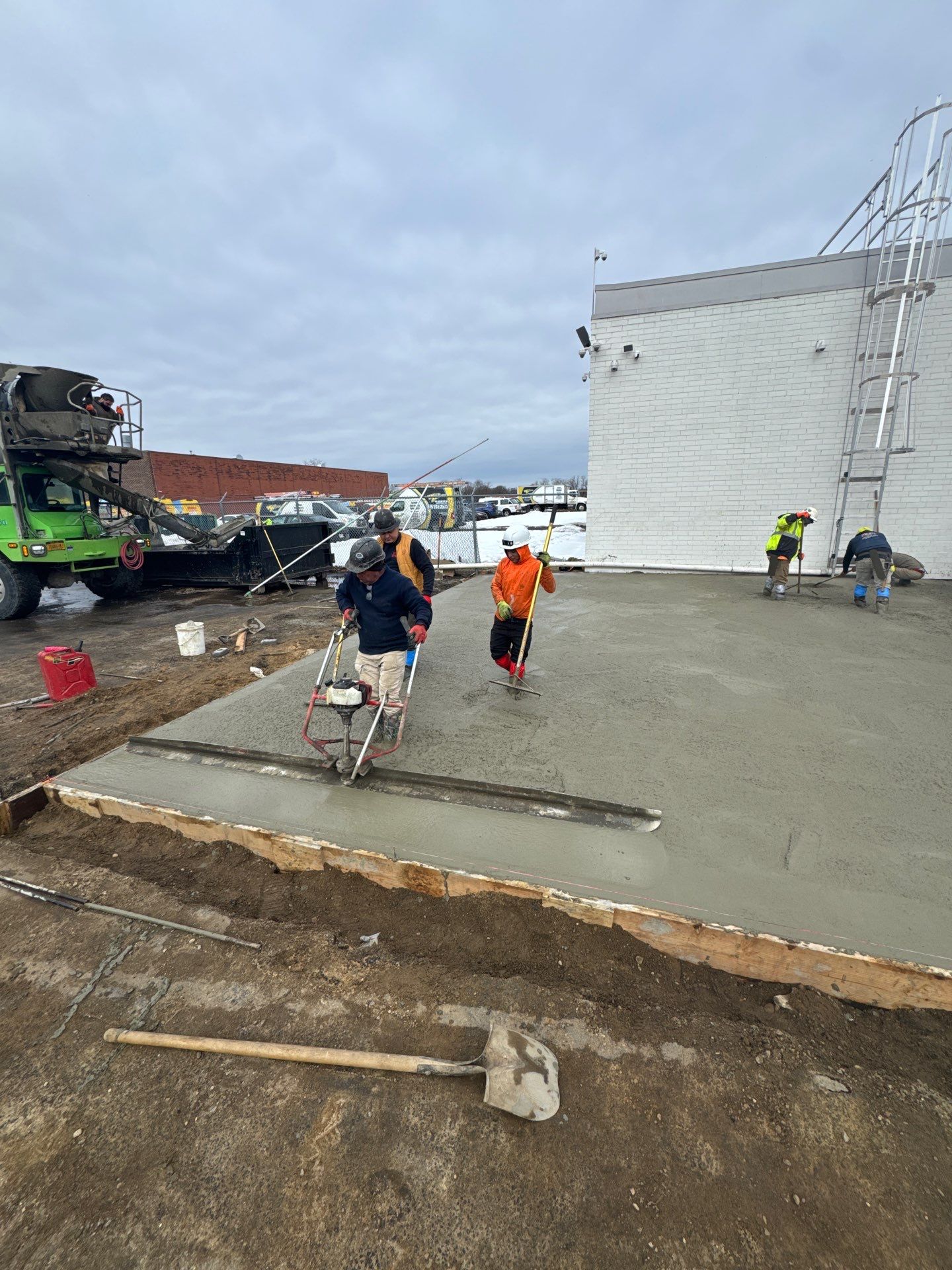 Project in Hauppauge by Concrete Works Corp