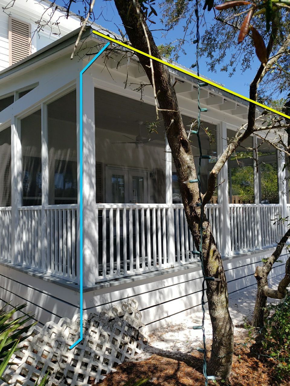 Gutter Installation Using White K-Style Seamless Gutters by Gutter Professors