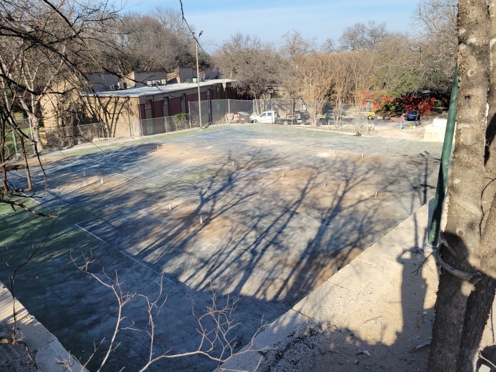 Tennis Court Conversion to Pickleball by Sport Court Austin