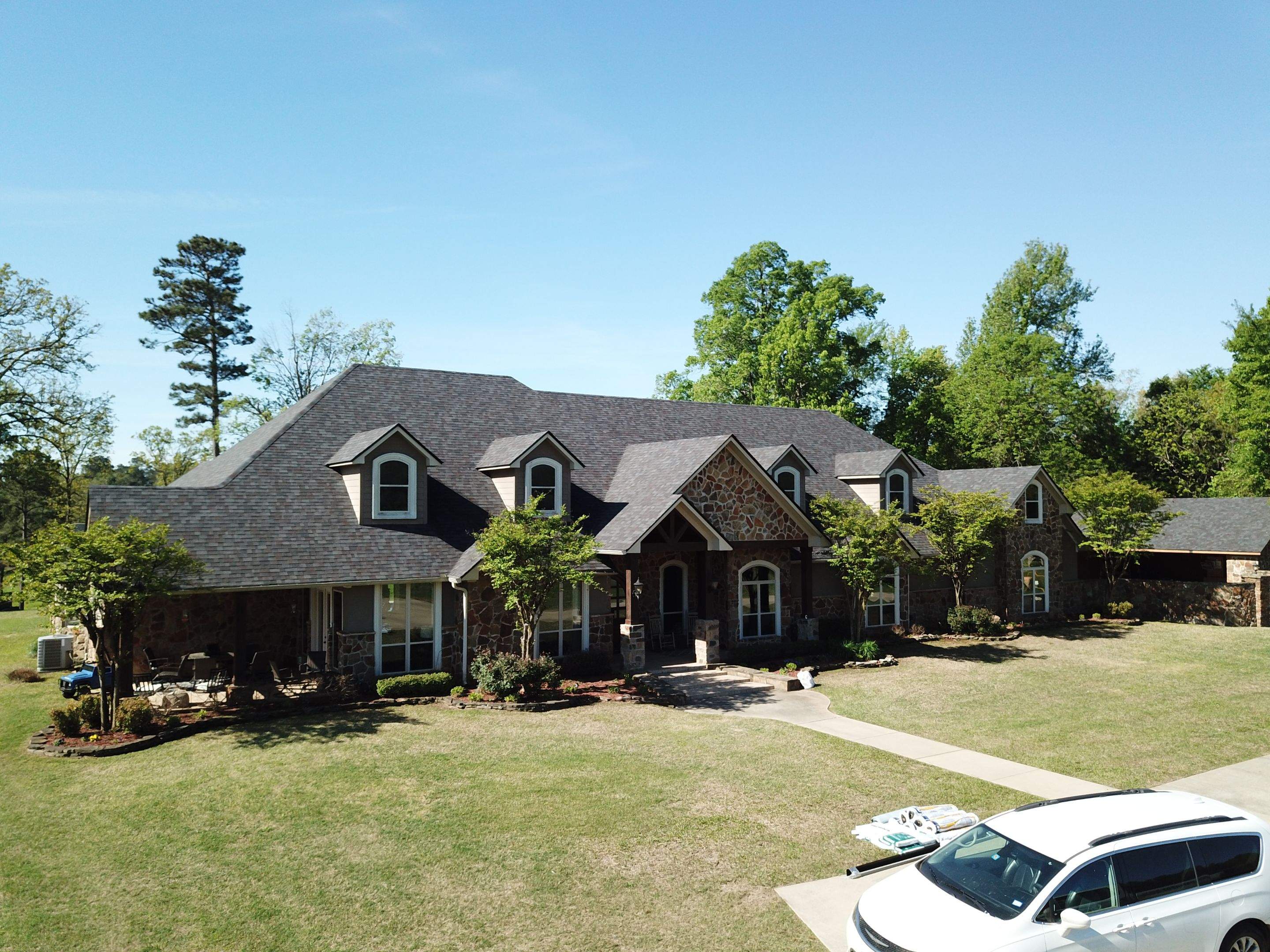 Residential Roofing Installation using Malarkey Architectural Vista Shingles by Hostetler Roofing