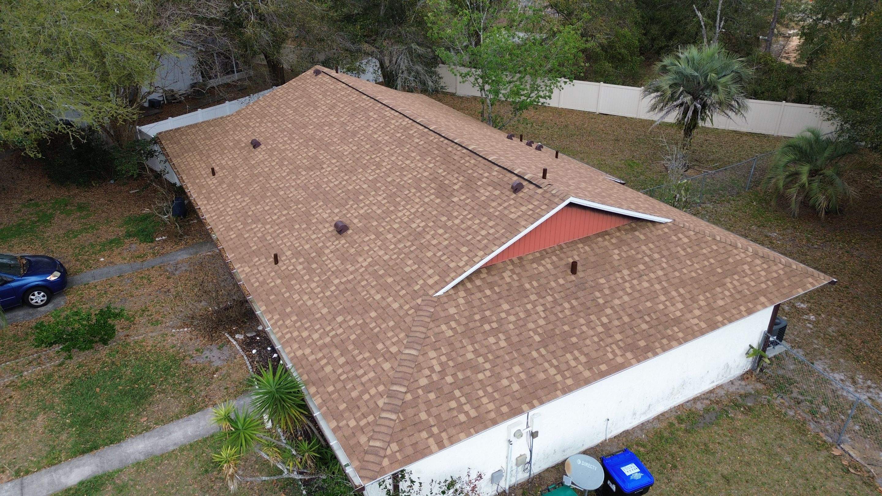Shingle reroof in Orlando FL by Gold Key Roofing