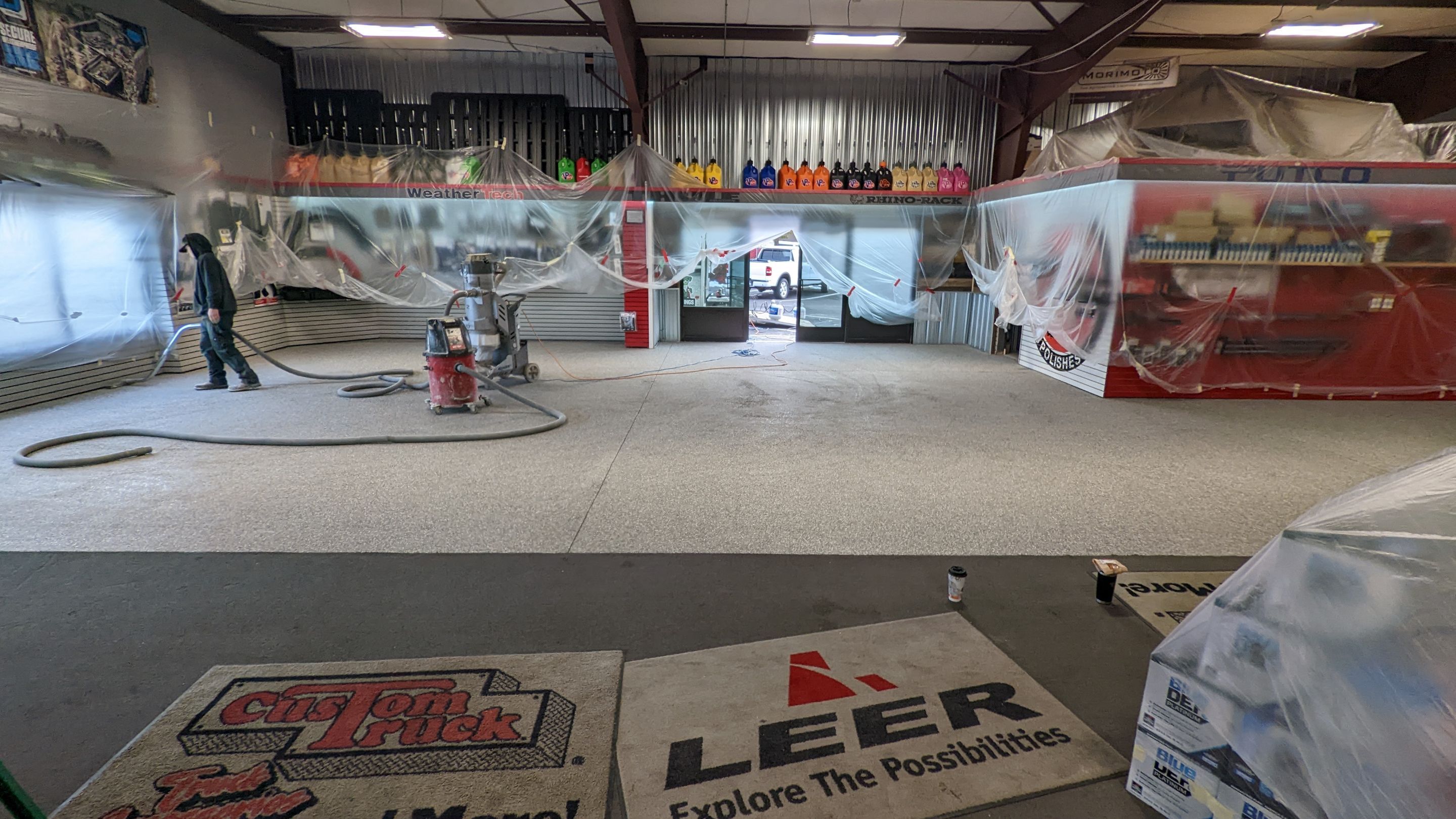 Commercial Showroom Transformation in Silvercreek by Croc Coatings, LLC