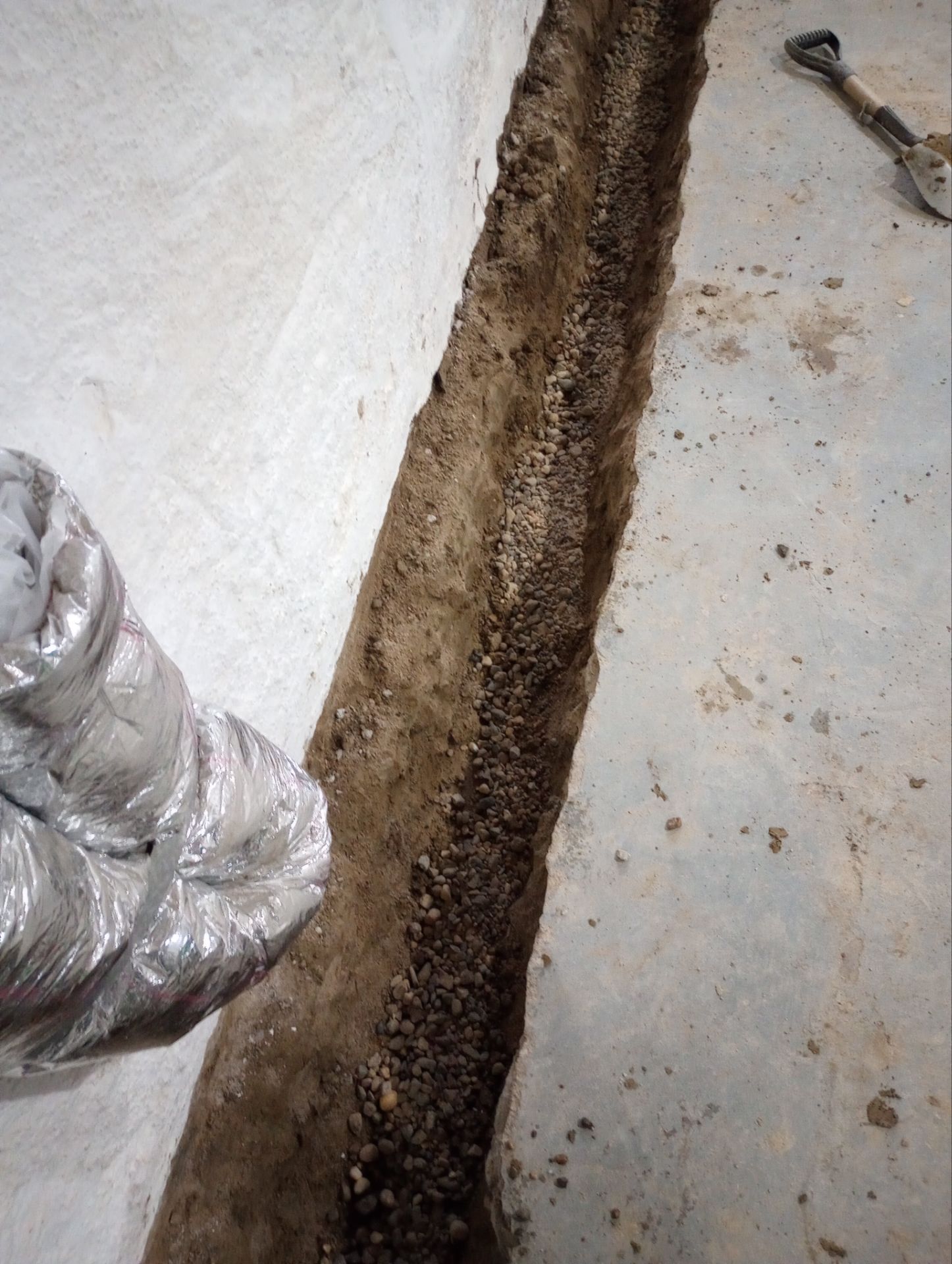 Interior Drain Tile & Wall Drainage in Northeast Minneapolis by Waterproofing Northeast