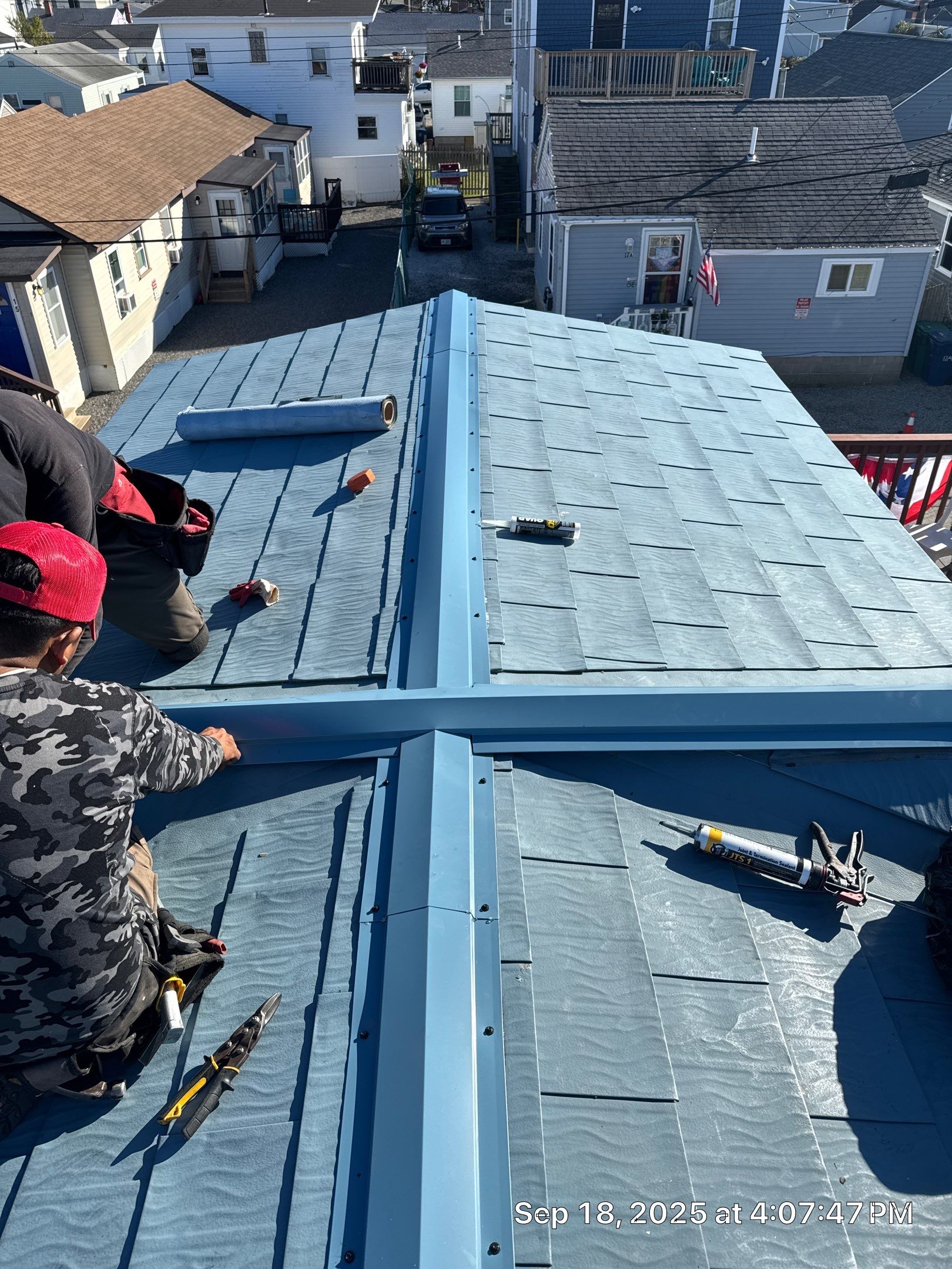Metal Roof Repair - Hampton, NH by Compass exteriors