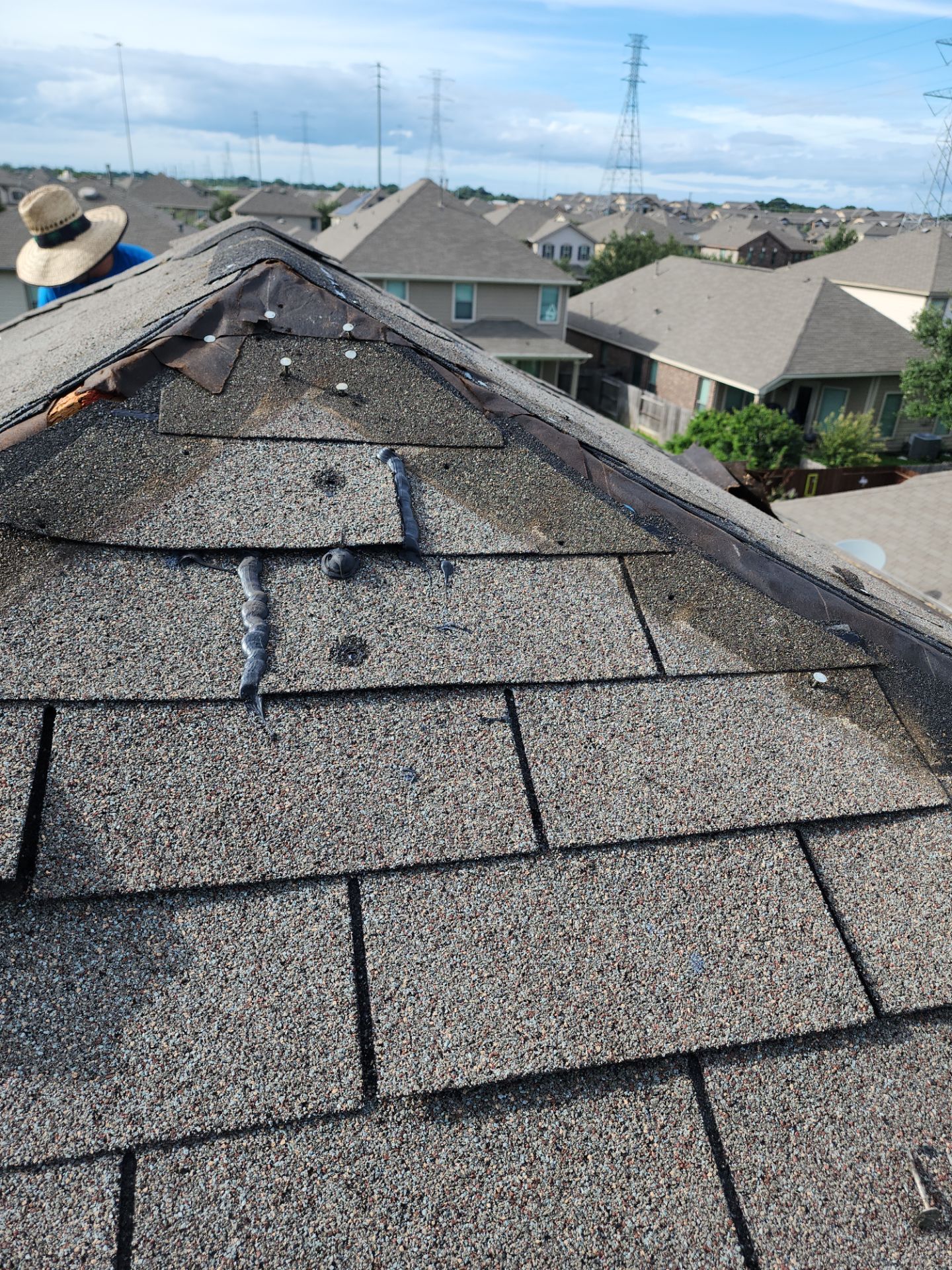 Residential Roofing Repair using Owen's Corning Duration (Lifetime) Shingles by Roof Repair Company