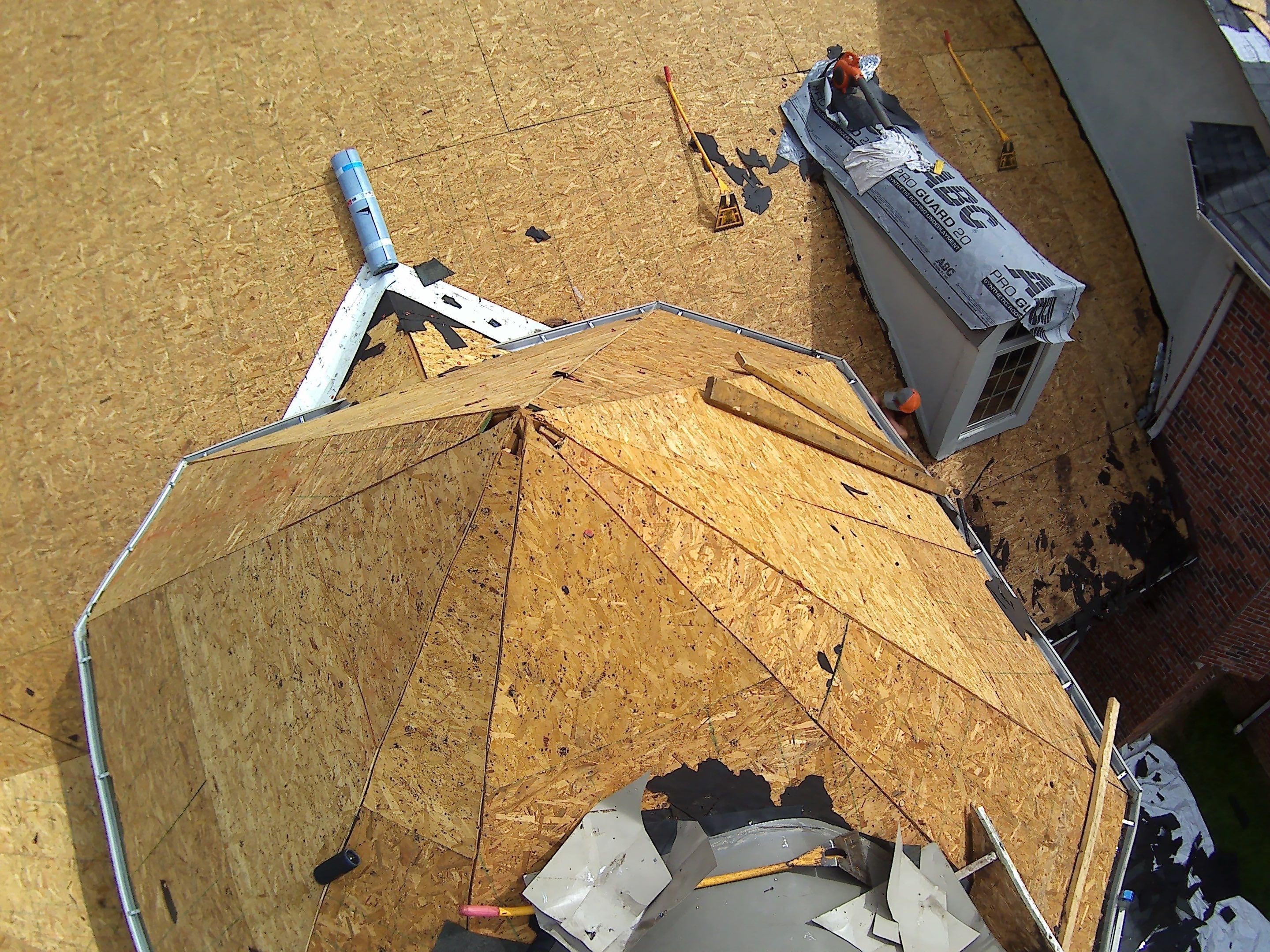 Residential Roofing Installation using GAF Timberline HDZ by Rainstoppers Roofing