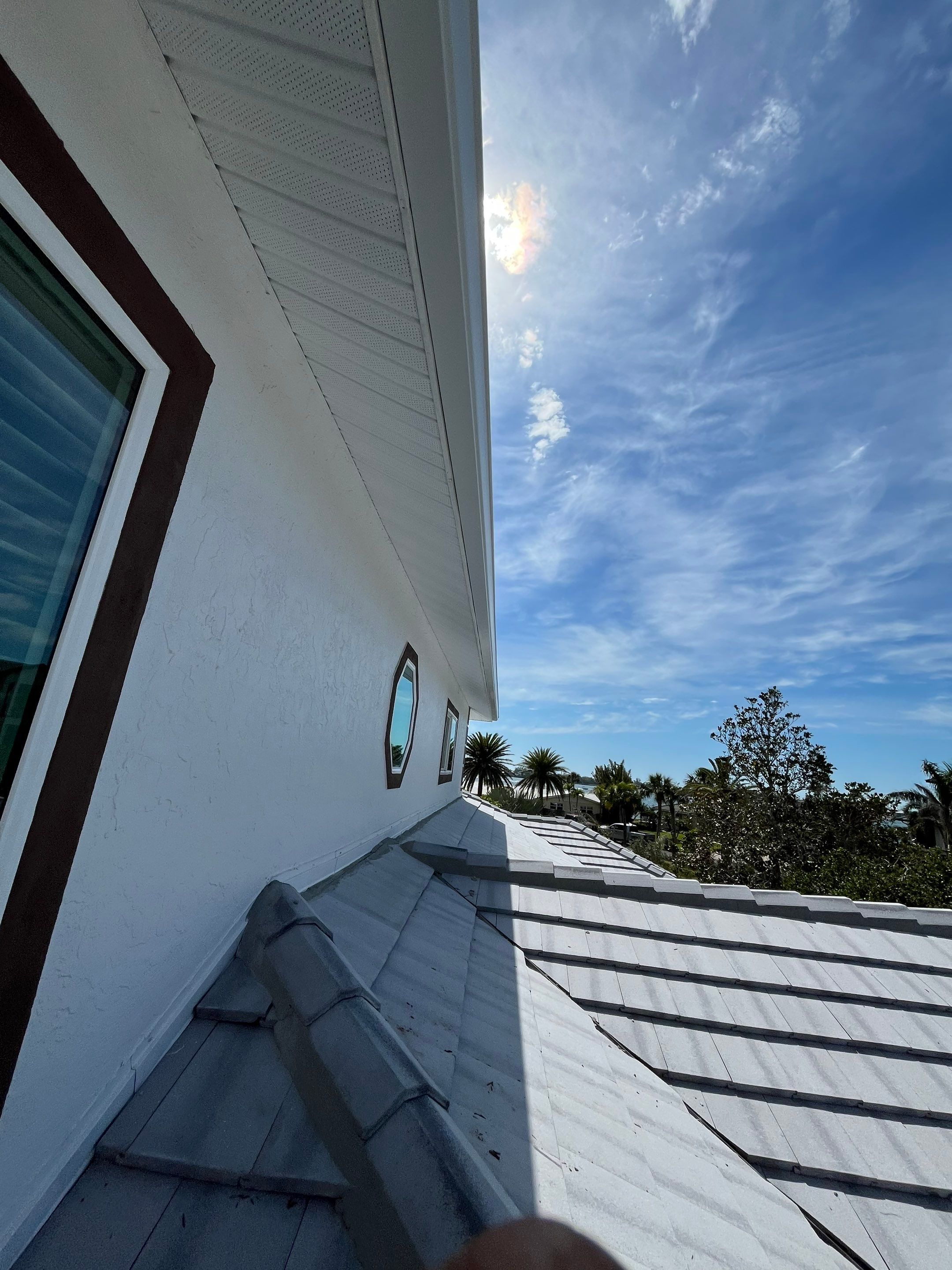 Repainting and Upgrading Gutters in Sarasota FL by Gutter Professors