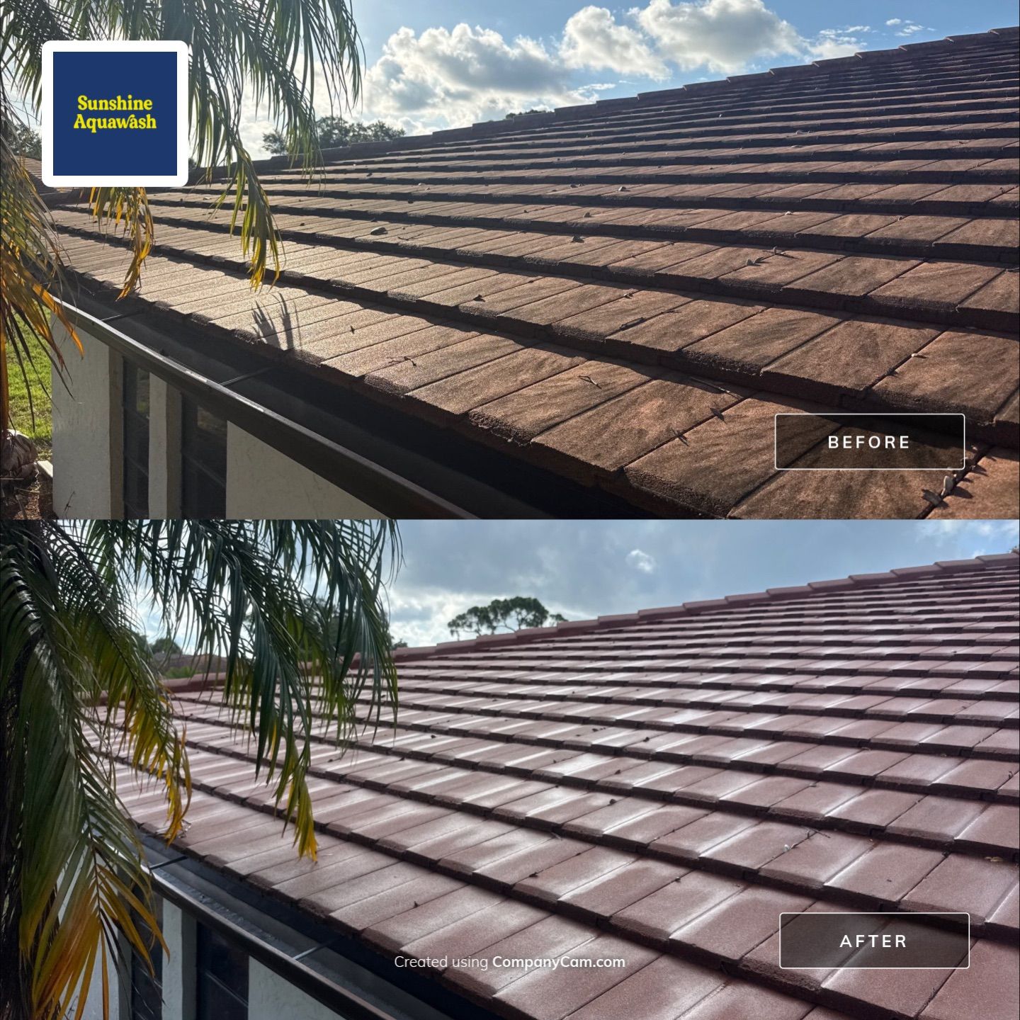 Tile Roof, Driveway & Patio Cleaning – Vivienda at Bradenton I by Sunshine AquaWash