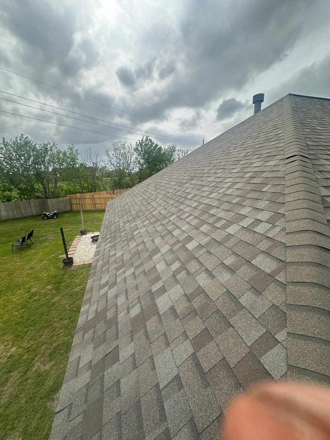Hail Damage using Owen's Corning Duration (Lifetime) Shingles by Roof Repair Company