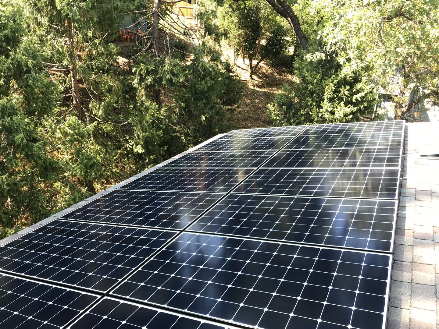 Solar powering this home by Byers Enterprises 