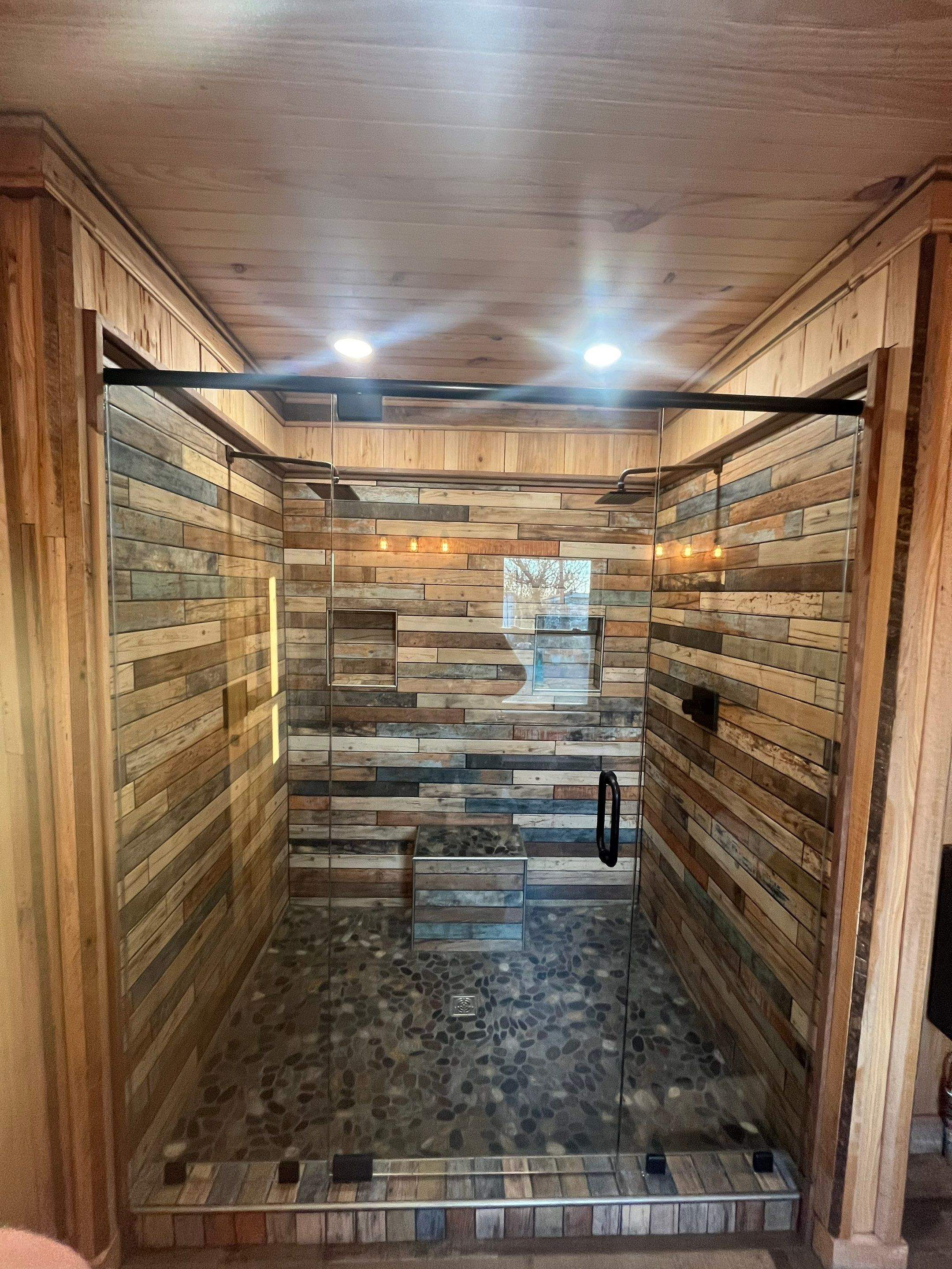 Shower Pictures by Custom Glass Service