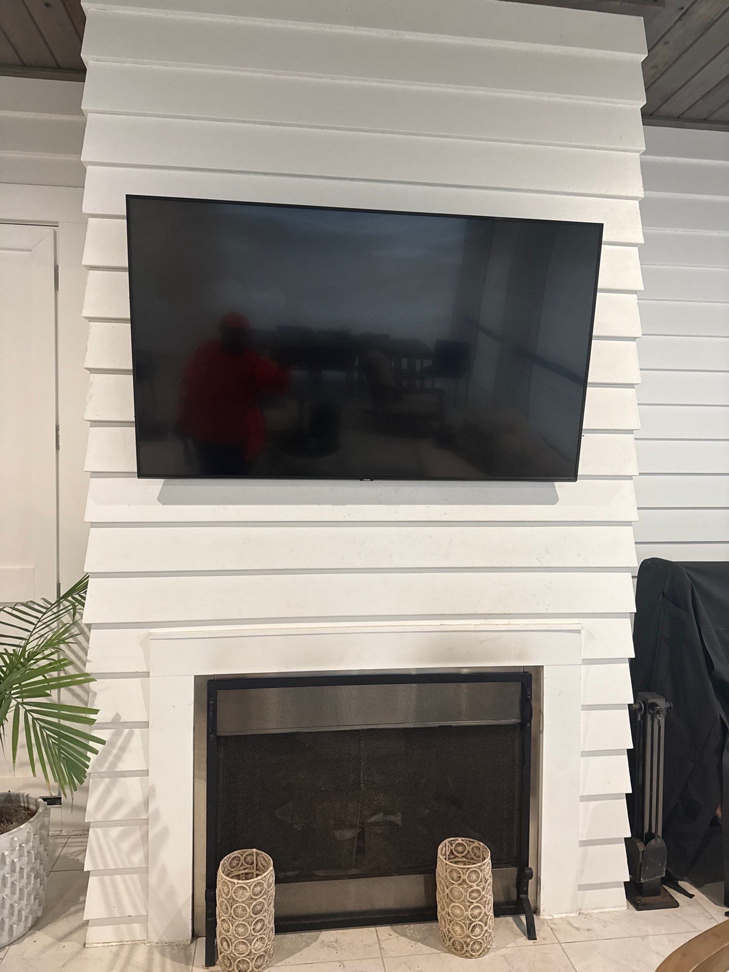 Fireplace TV Mounting Projects by Hangman Mounting & Installation 