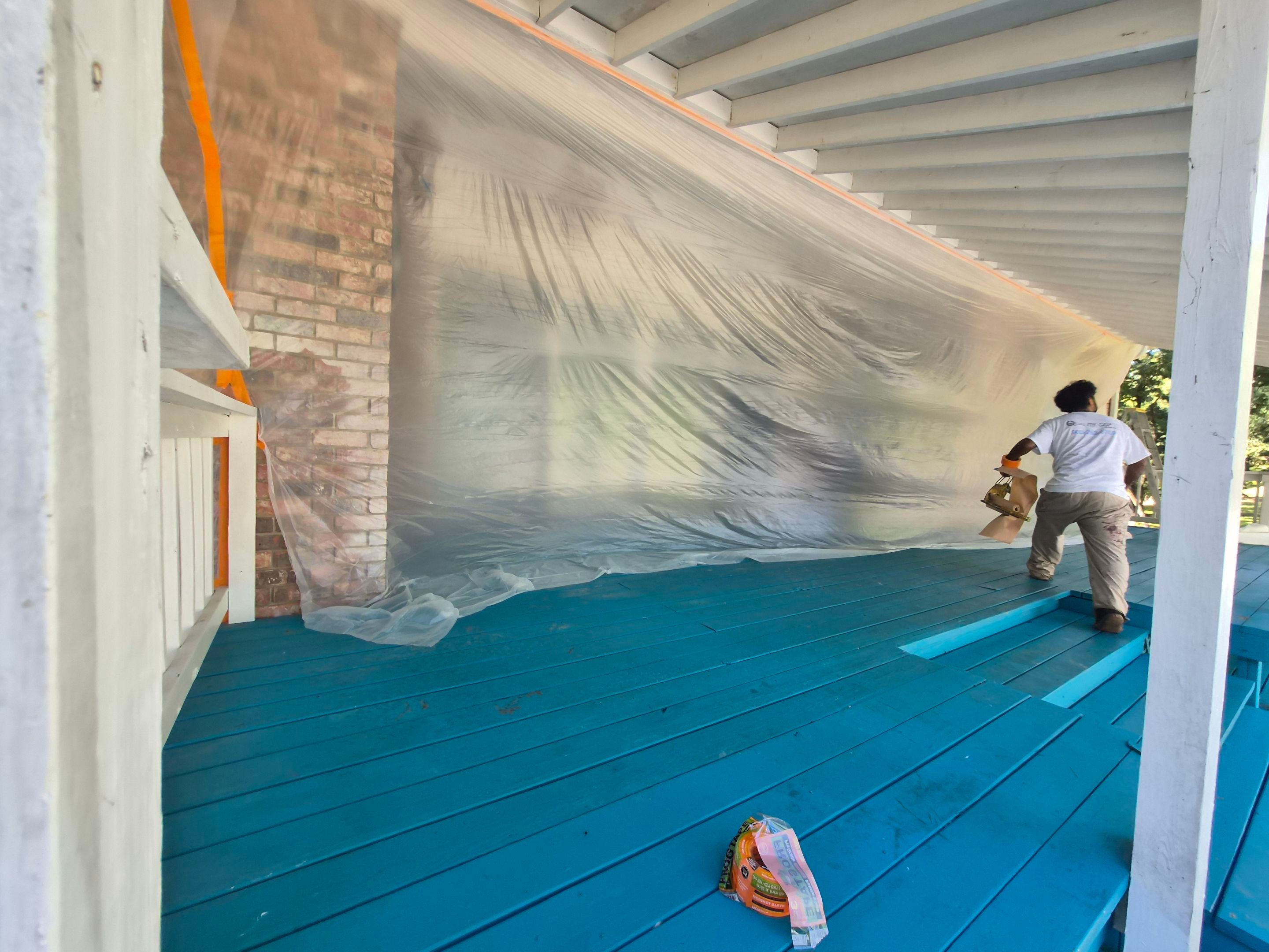 Vibrant Deck Gets New Life in Flint Texas by Quality Coats Painting