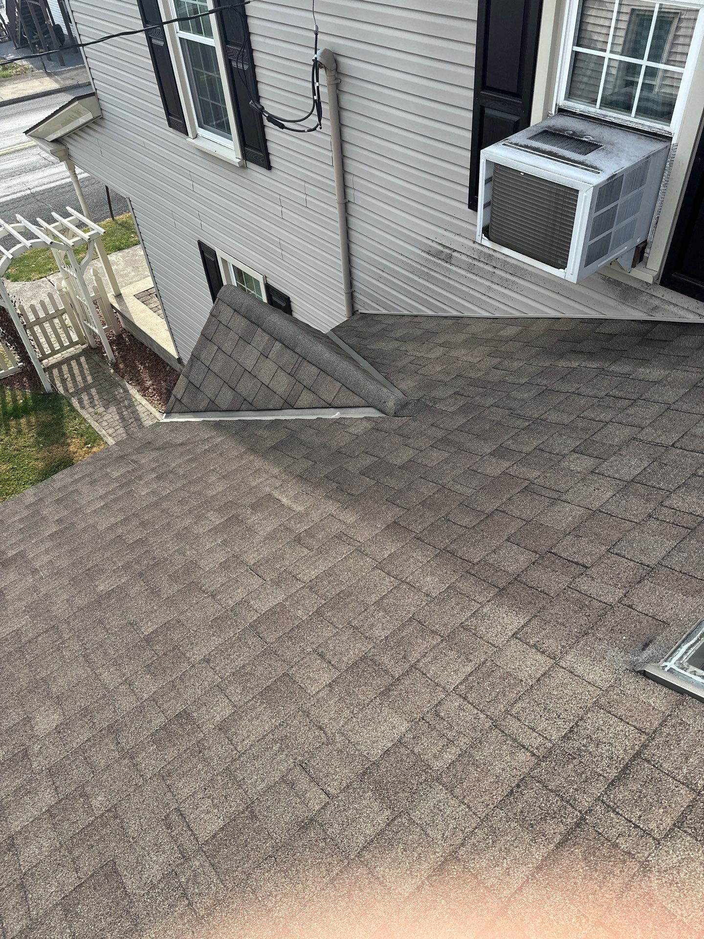 Textured Black Meal Roof by Esh Builders