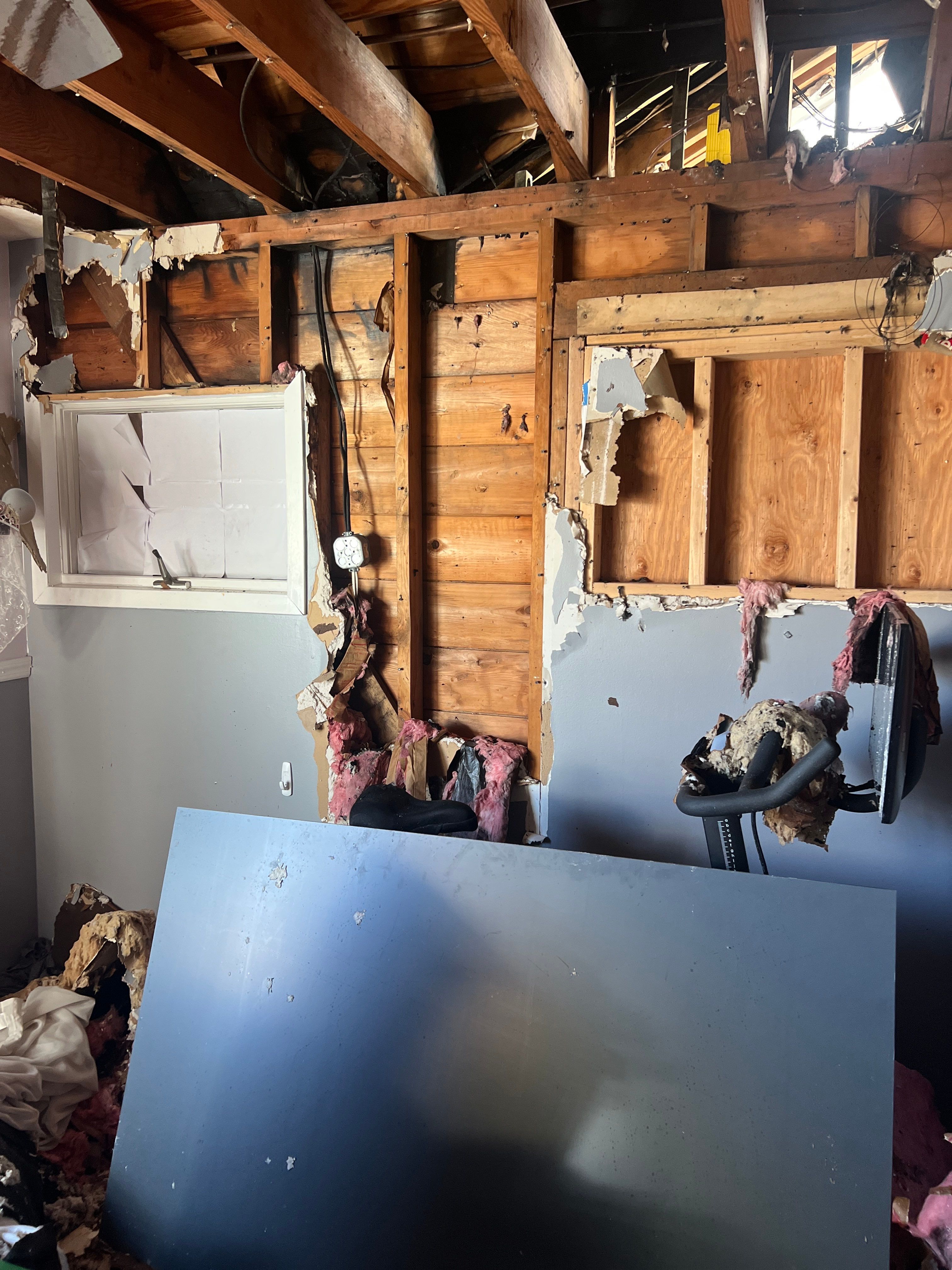Residential Fire Damage Restoration and Full Reconstruction in Wantagh by EMS Restoration Corp