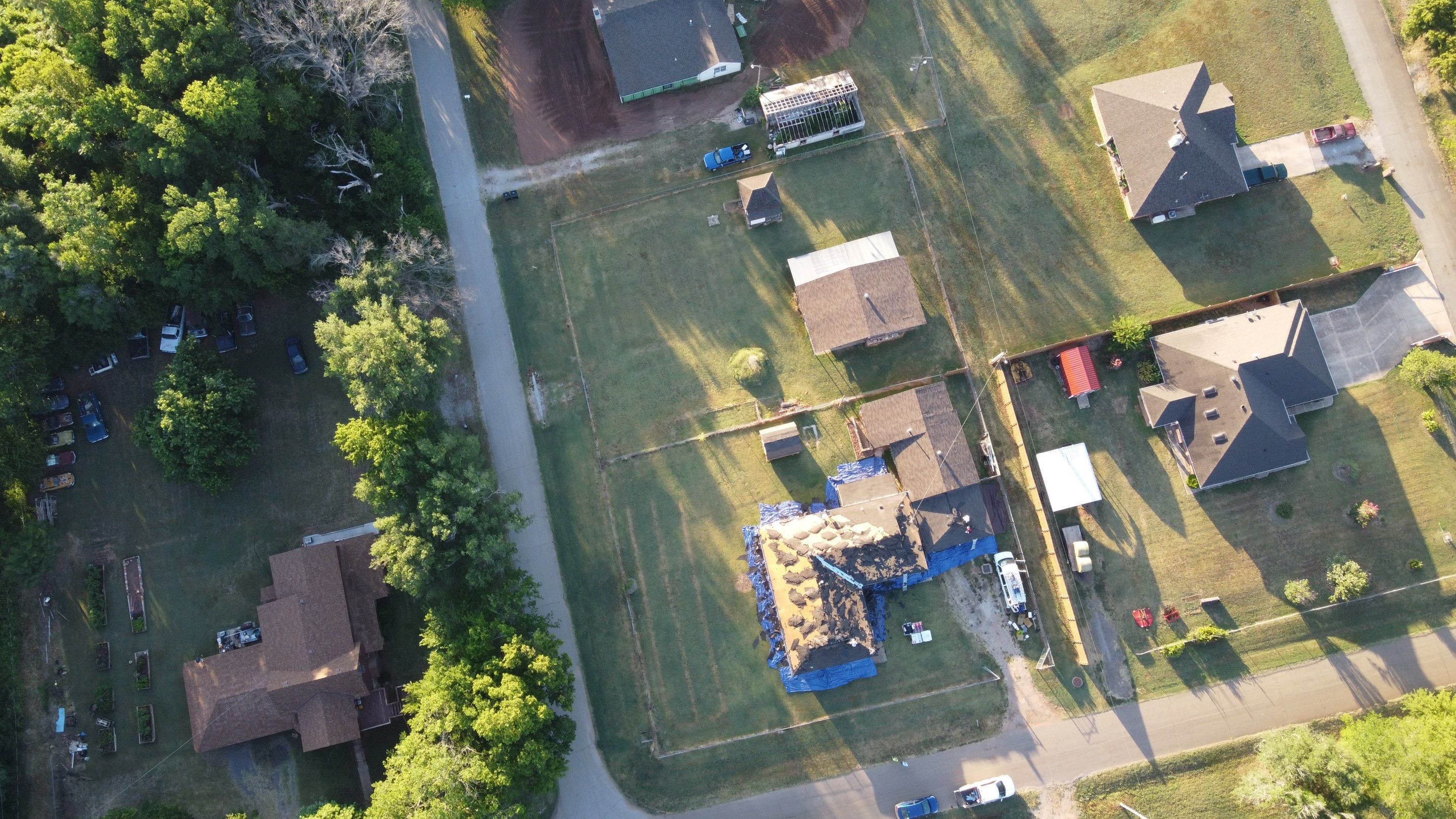 Residential Roofing Installation using GAF Natural Shadow  by A & H Roofing and Contracting