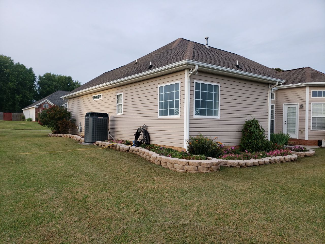 House Wash using cleaner by Power Wash Masters LLC