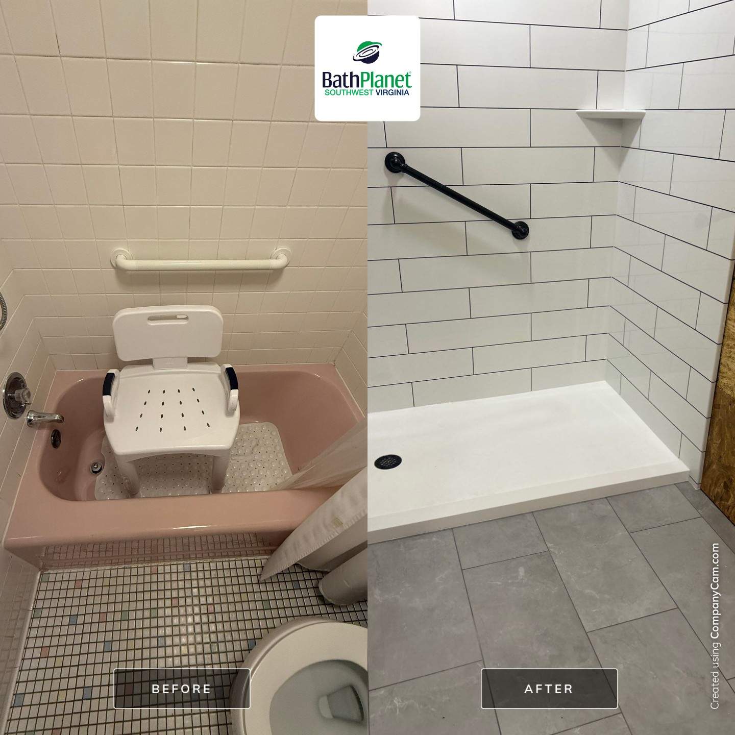 Complete Bathroom Remodel by BathPlanet SW Virginia