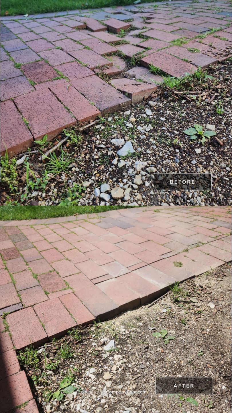 Brick paver repair, cleaning and sealing by Northern Power Washing LLC.