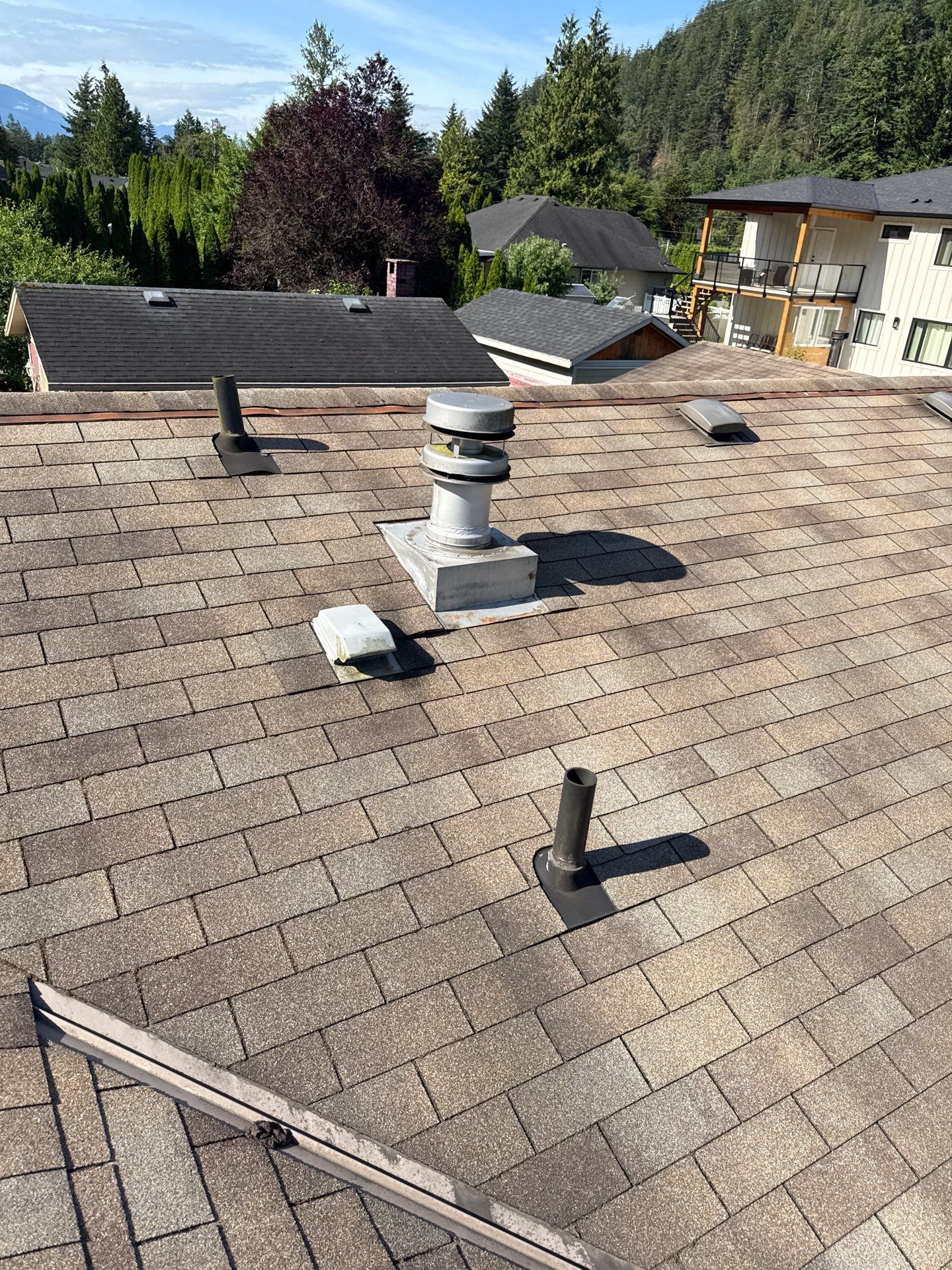 Residential Reroof Shingle - Barkwood by Top Notch Roofing Inc