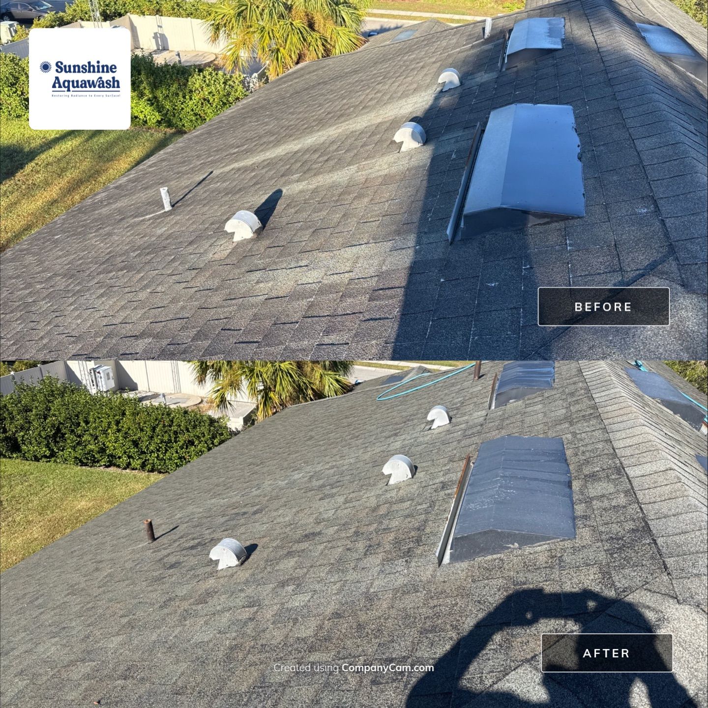 Asphalt Shingle Roof & Fascia Cleaning in Old Mill Preserve, Palmetto, FL | Sunshine AquaWash by Sunshine AquaWash