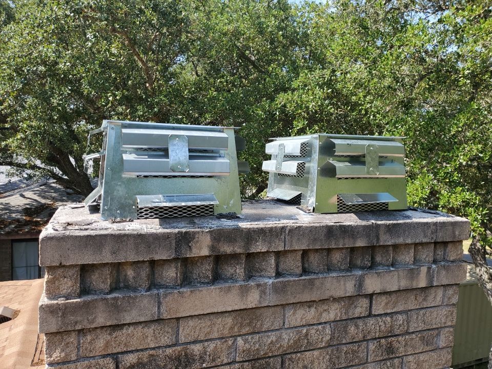 Spark Arrestors Replacement on Duplex by Lighthouse Roofing