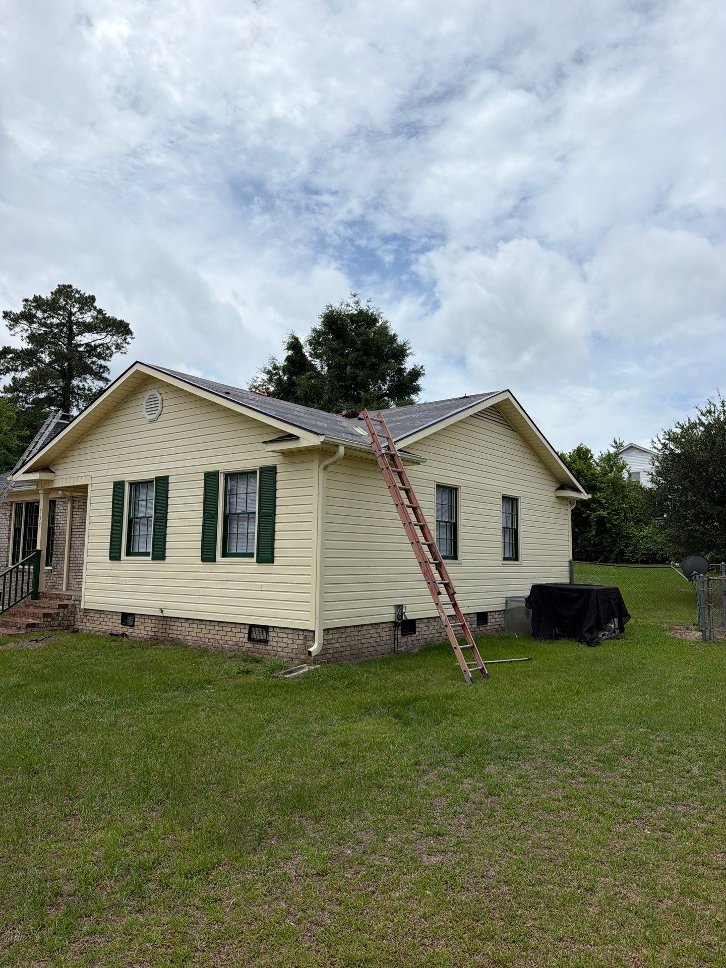 Roof Trusses Replaced- New Roof Installation by Karcher Roofing & Construction