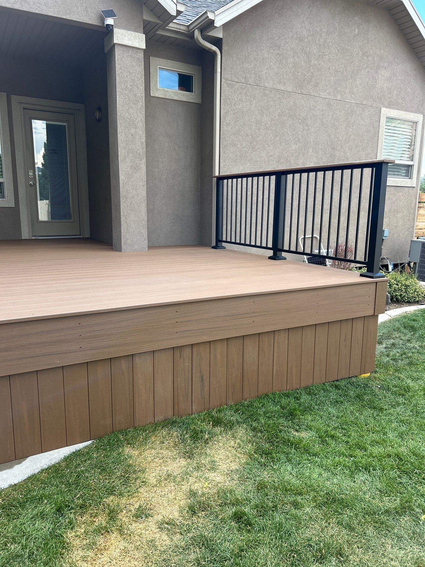 Hot Tub Deck with Cocktail Rail by SAGE Decks