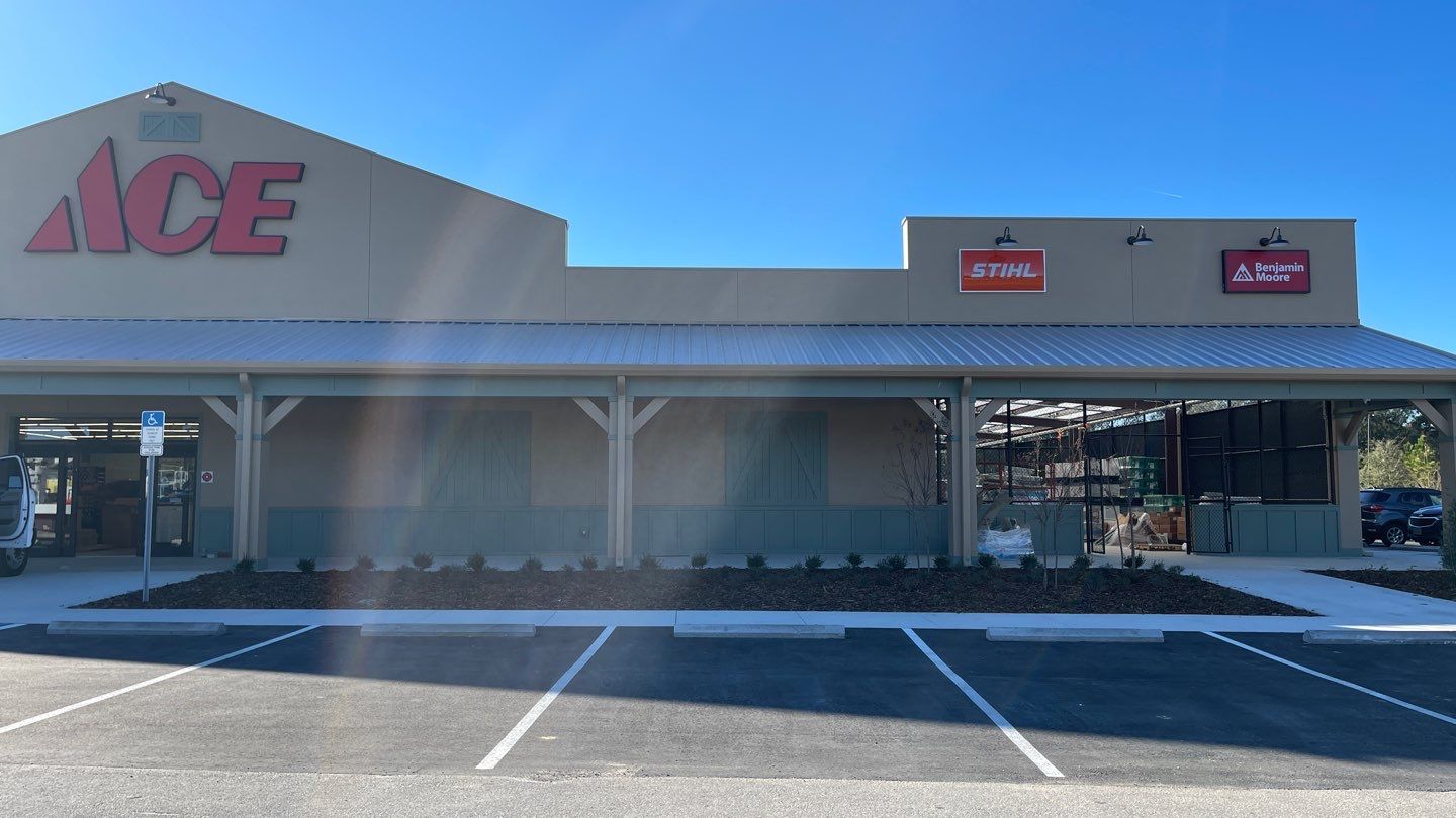 Channel Letters and Monument for Ace Hardware by SignCrafters