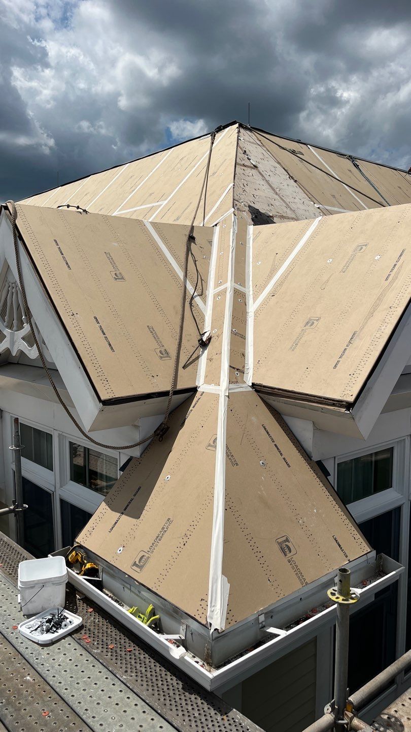Commercial Reroof - Deck Installation by RoofSmith of Tampa Bay
