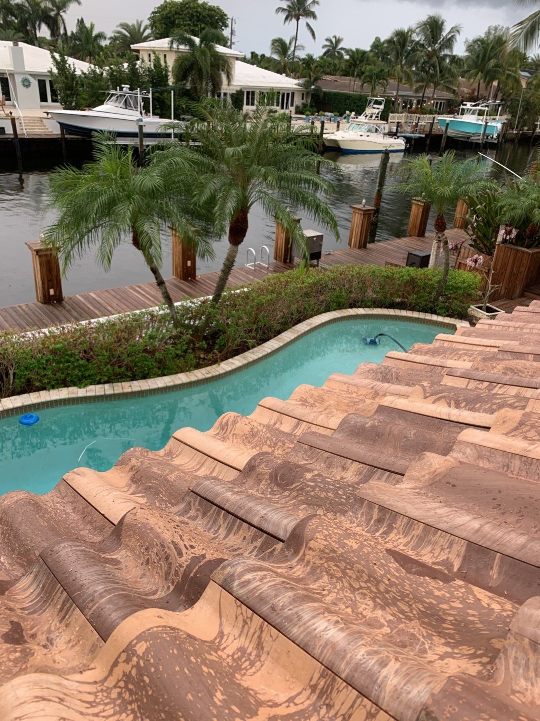 Residential Roofing Installation using Brava Spanish Tile in Mocha Sand by International Roofing