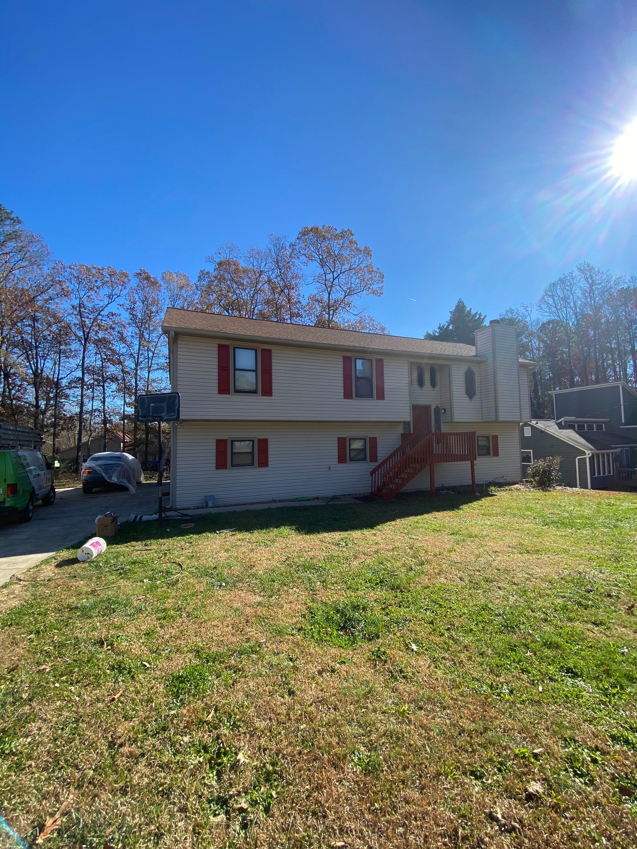 Exterior Painting and Deck Staining Project in Lithia Springs by Swift Home Renovations