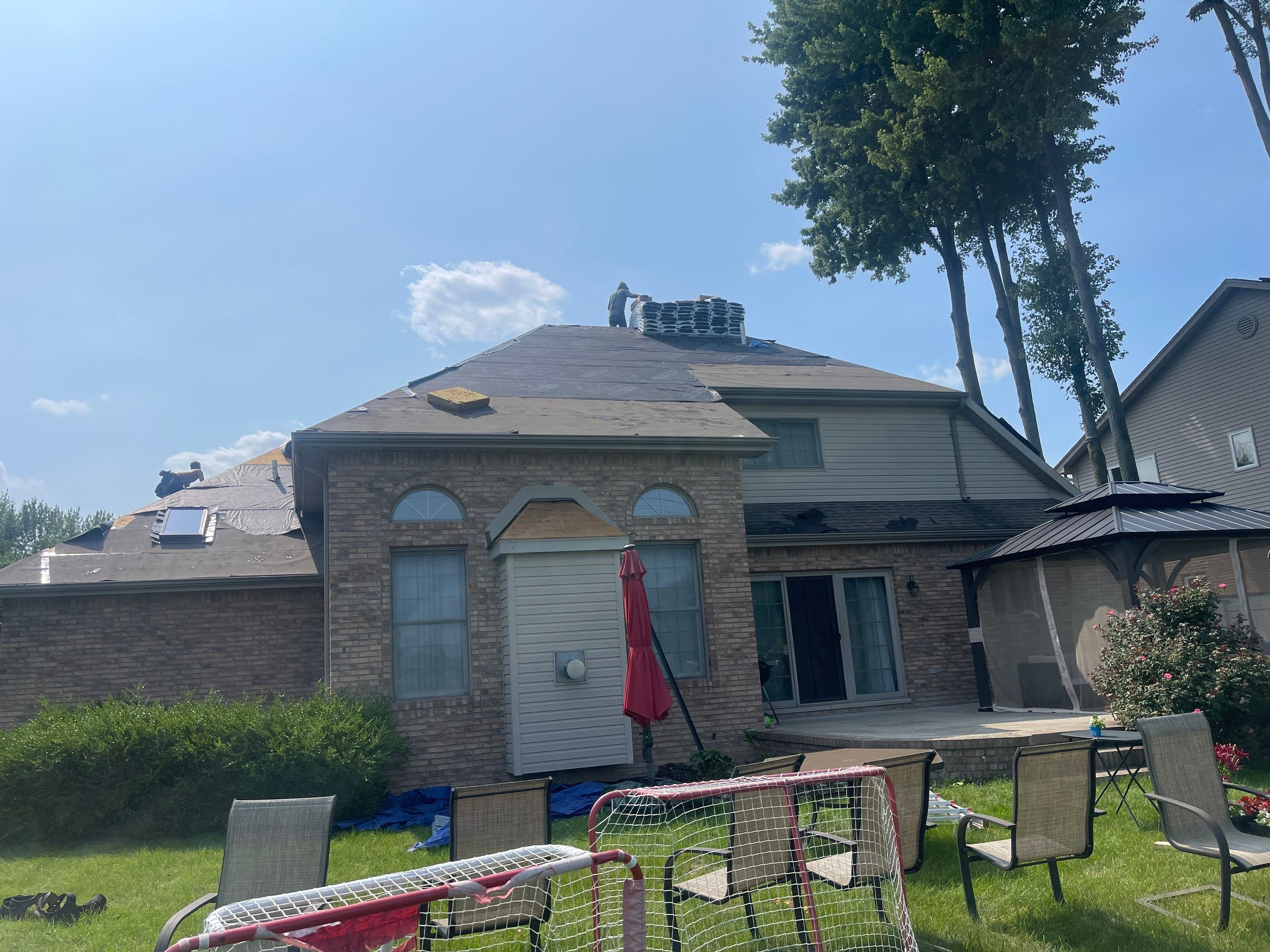 Residential Roofing Installation using IKO DYNASTY - Granite Black by JNR Roofing LLC